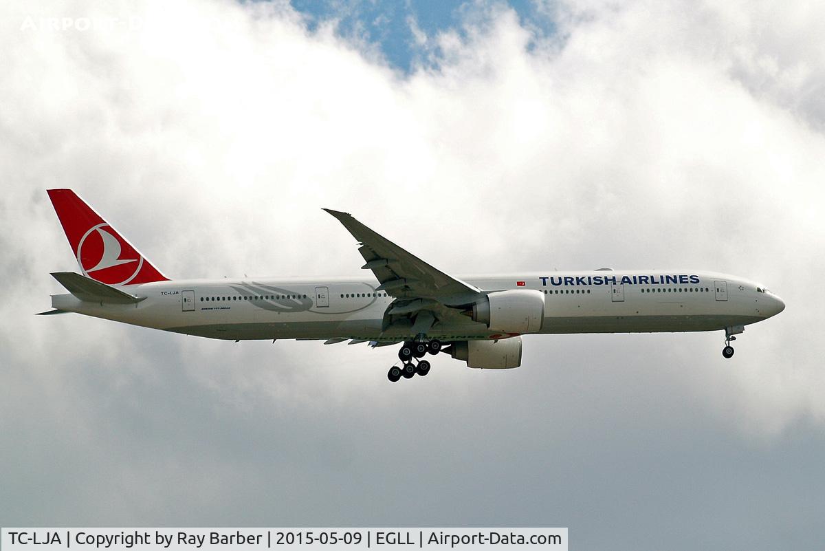 TC-LJA, 2015 Boeing 777-3F2/ER C/N 44121, TC-LJA   Boeing 777-3F2ER [44121] (Turkish Airlines) Home~G 09/05/2015