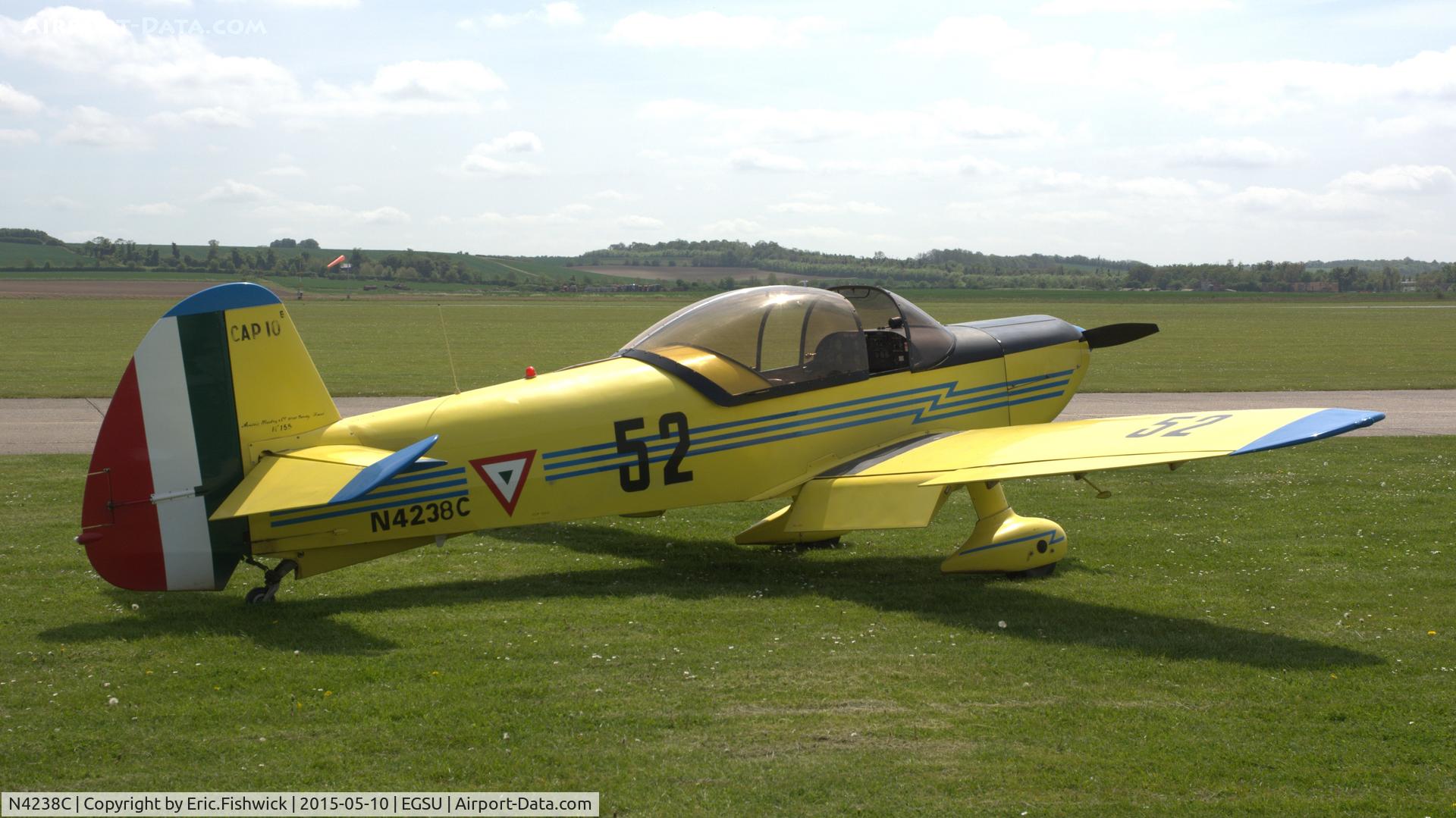 N4238C, 1965 Mudry CAP-10B C/N EPC-155, 2. N4238C visiting Duxford Airfield.