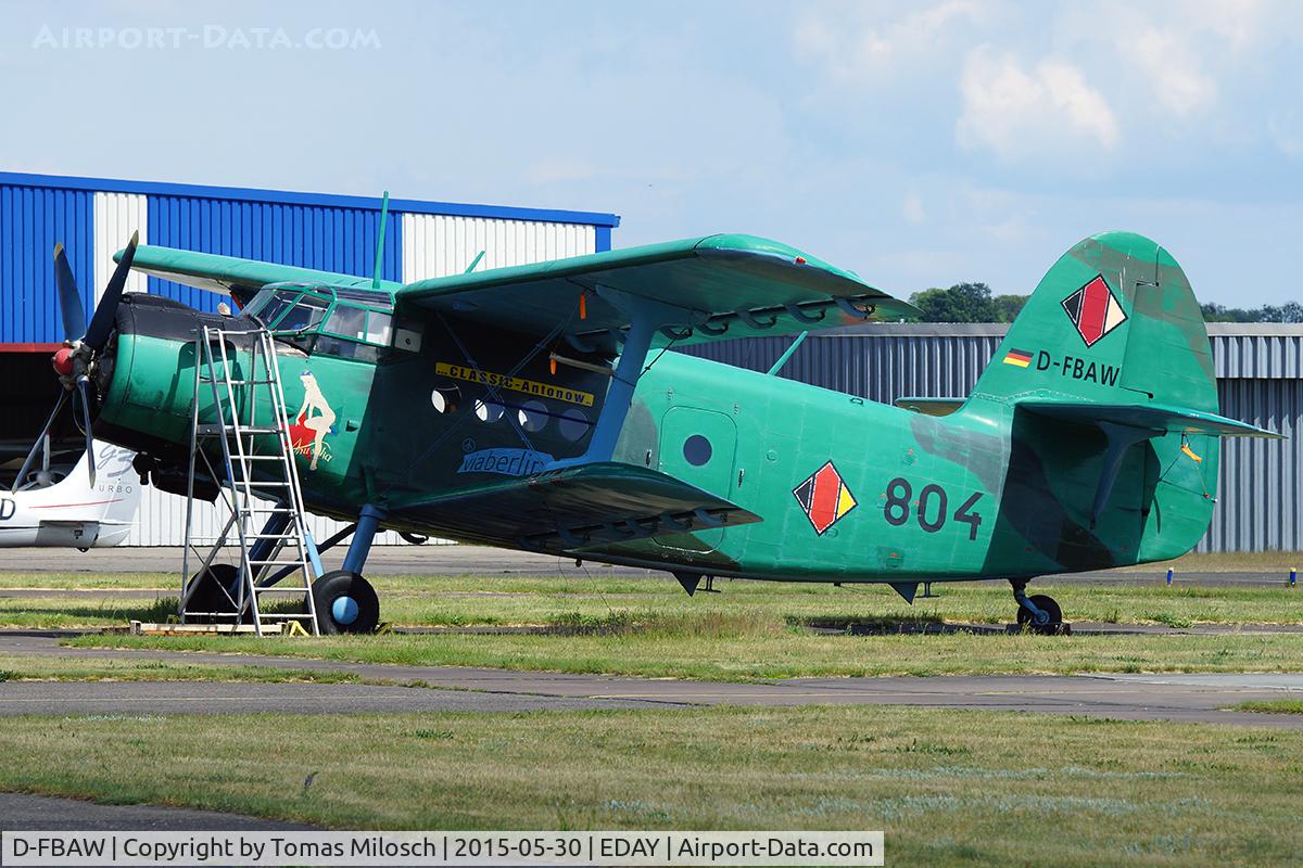 D-FBAW, Antonov An-2T C/N 1G160-01, Airport Strausberg near Berlin/Germany