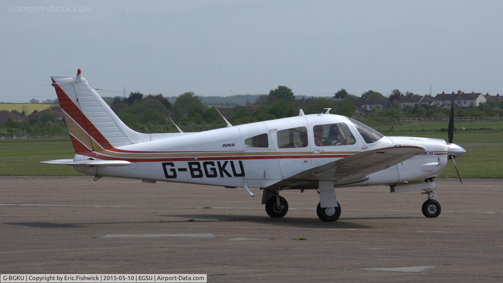 G-BGKU, 1978 Piper PA-28R-201 Cherokee Arrow III C/N 28R-7837237, 2. G-BGKU visiting Duxford Airfield.