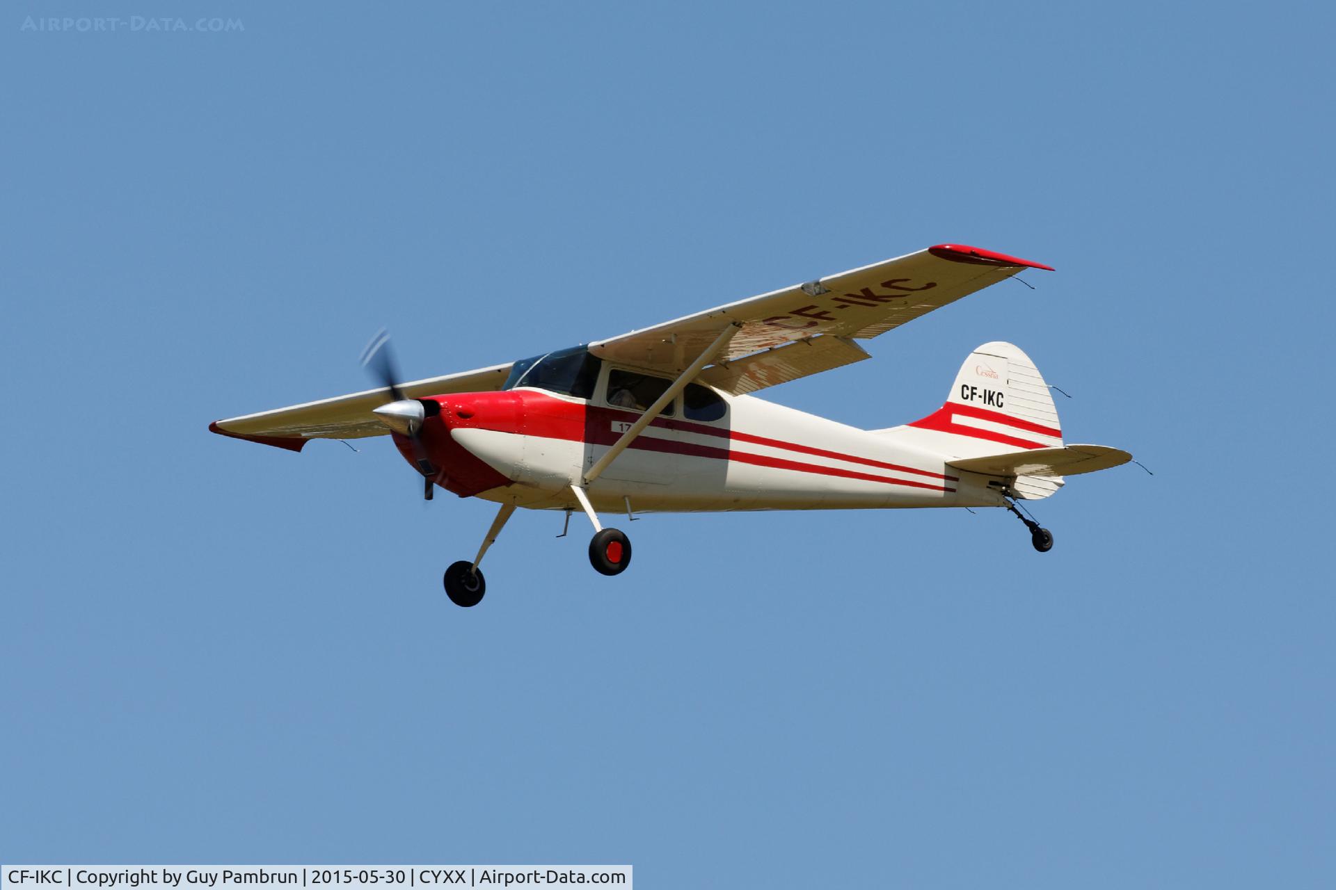 CF-IKC, 1953 Cessna 170B C/N 26048, Landing