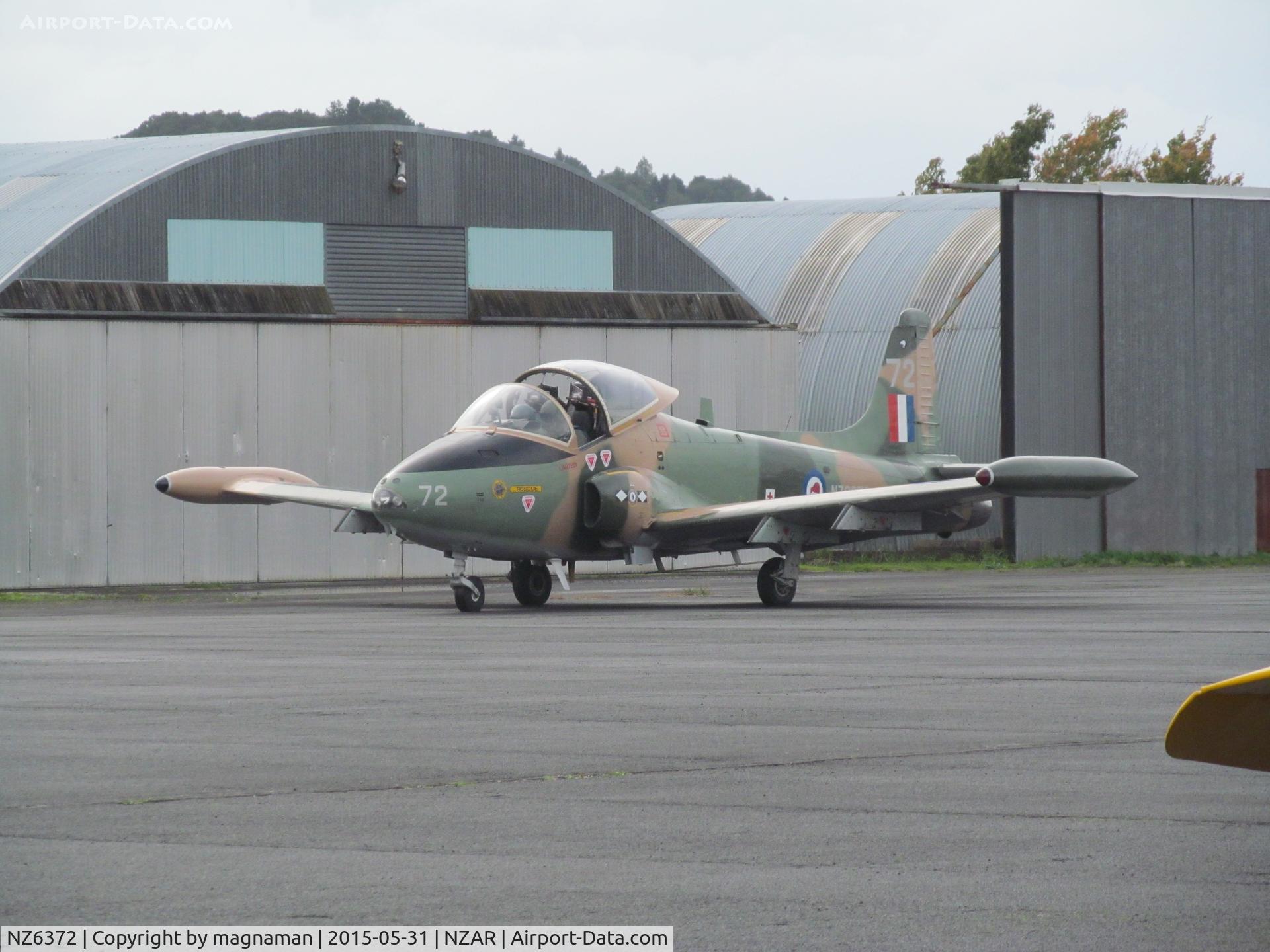 NZ6372, 1973 BAC 167 Strikemaster Mk.88 C/N 342, ZK-BAC on apron
