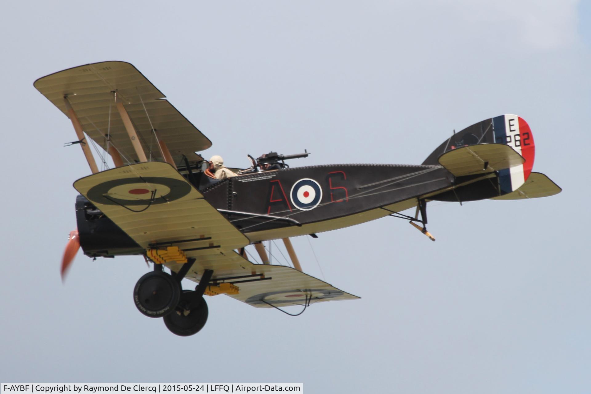 F-AYBF, Bristol F.2B Fighter C/N C794, AJBS airshow at La Ferté-Alais 2015.