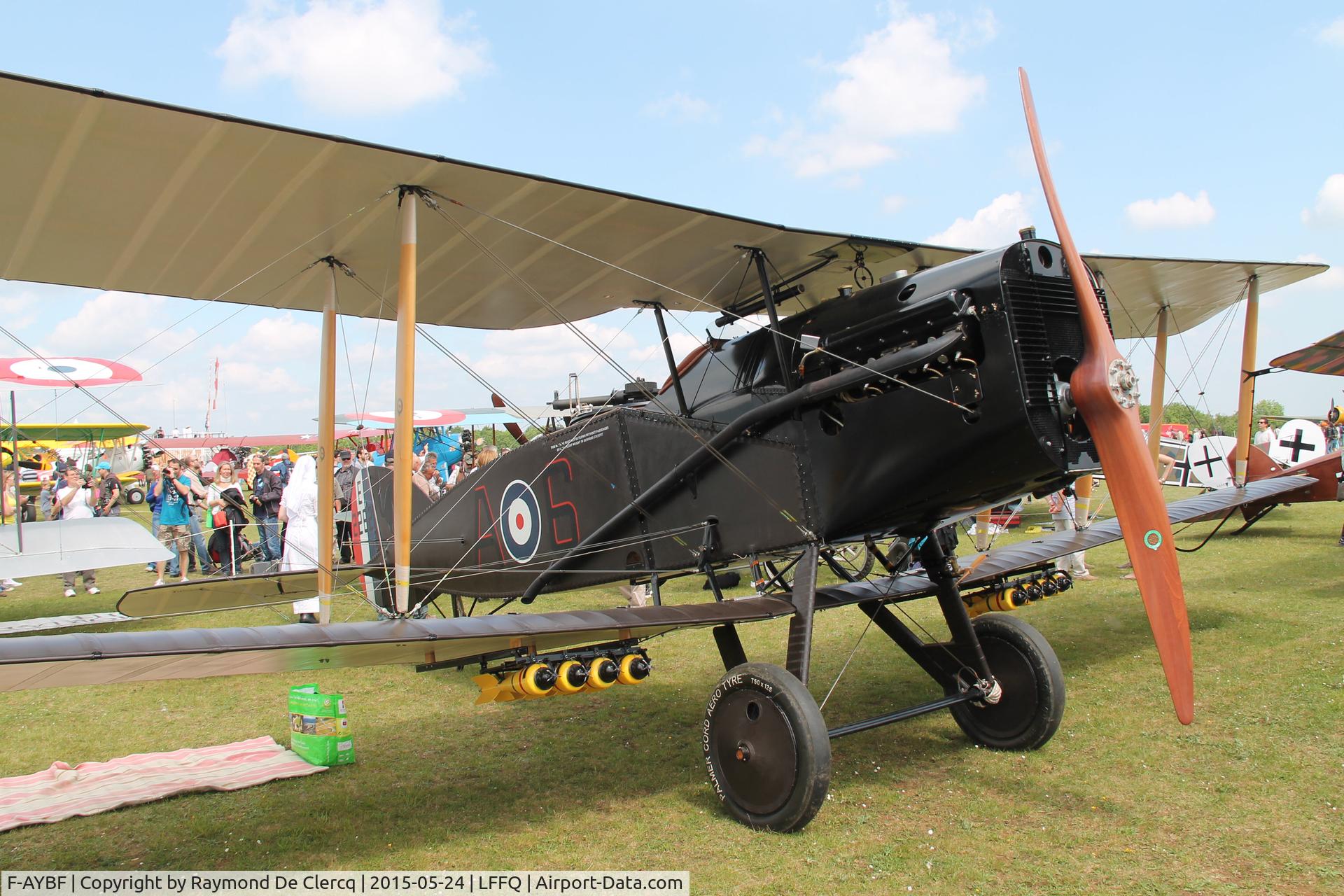 F-AYBF, Bristol F.2B Fighter C/N C794, Rebuilt in New Zealand with 60% of original parts.
Was registered as ZK-VTV.