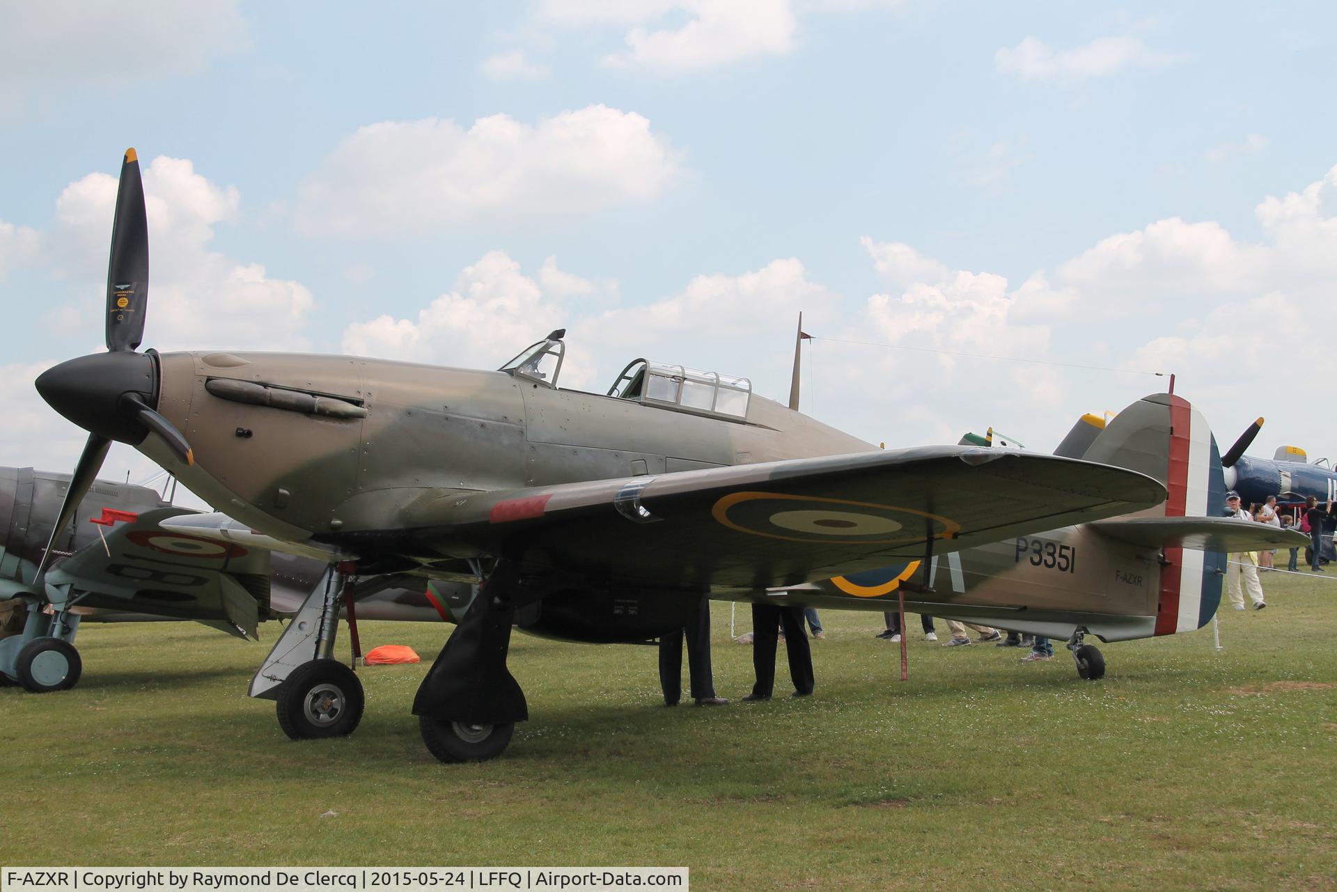 F-AZXR, Hawker Hurricane IIA C/N Not found ZK-TPK, AJBS airshow at La Ferté-Alais 2015.