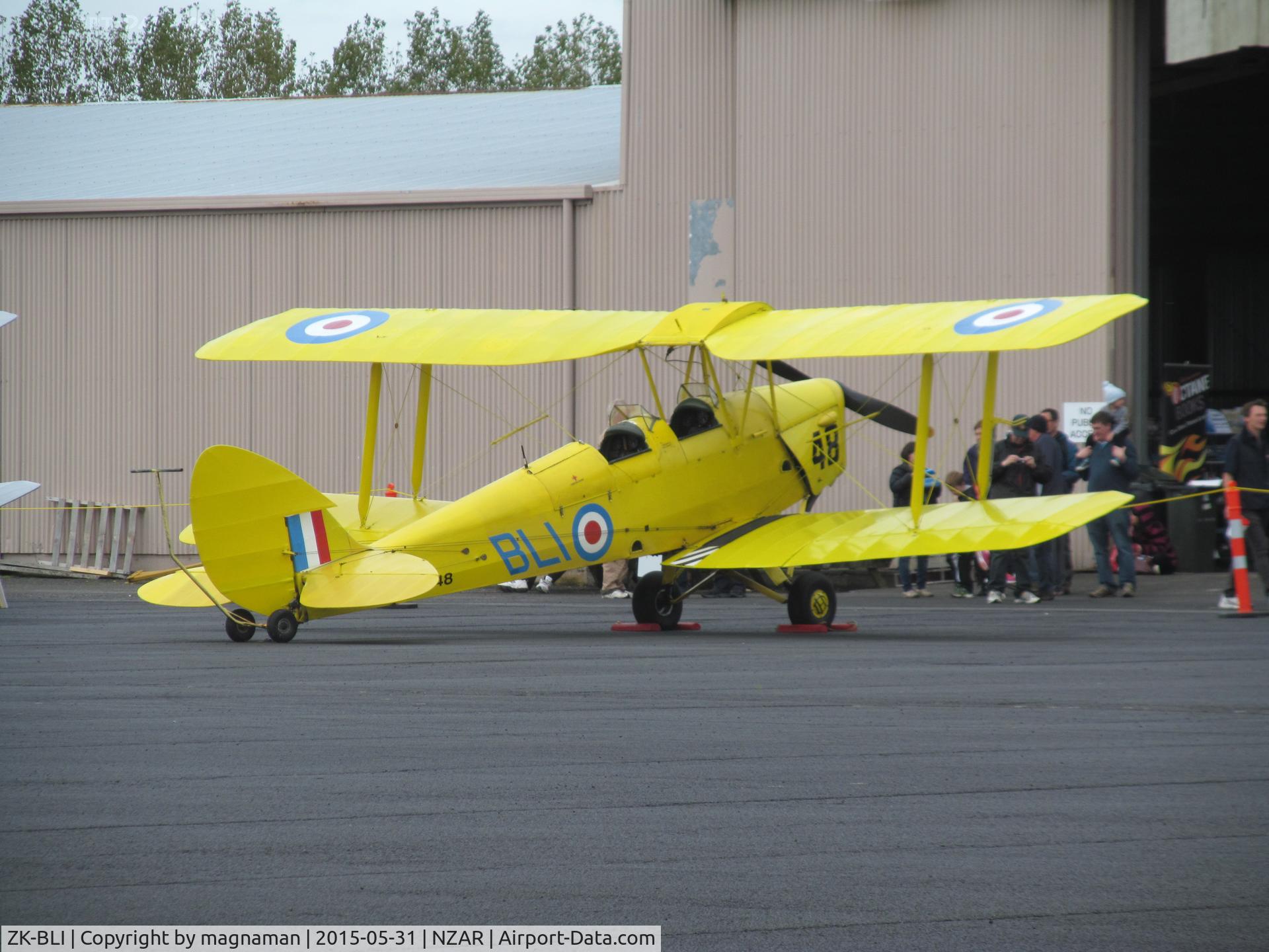 ZK-BLI, De Havilland New Zealand DH-82A Tiger Moth C/N DHNZ128, super open day