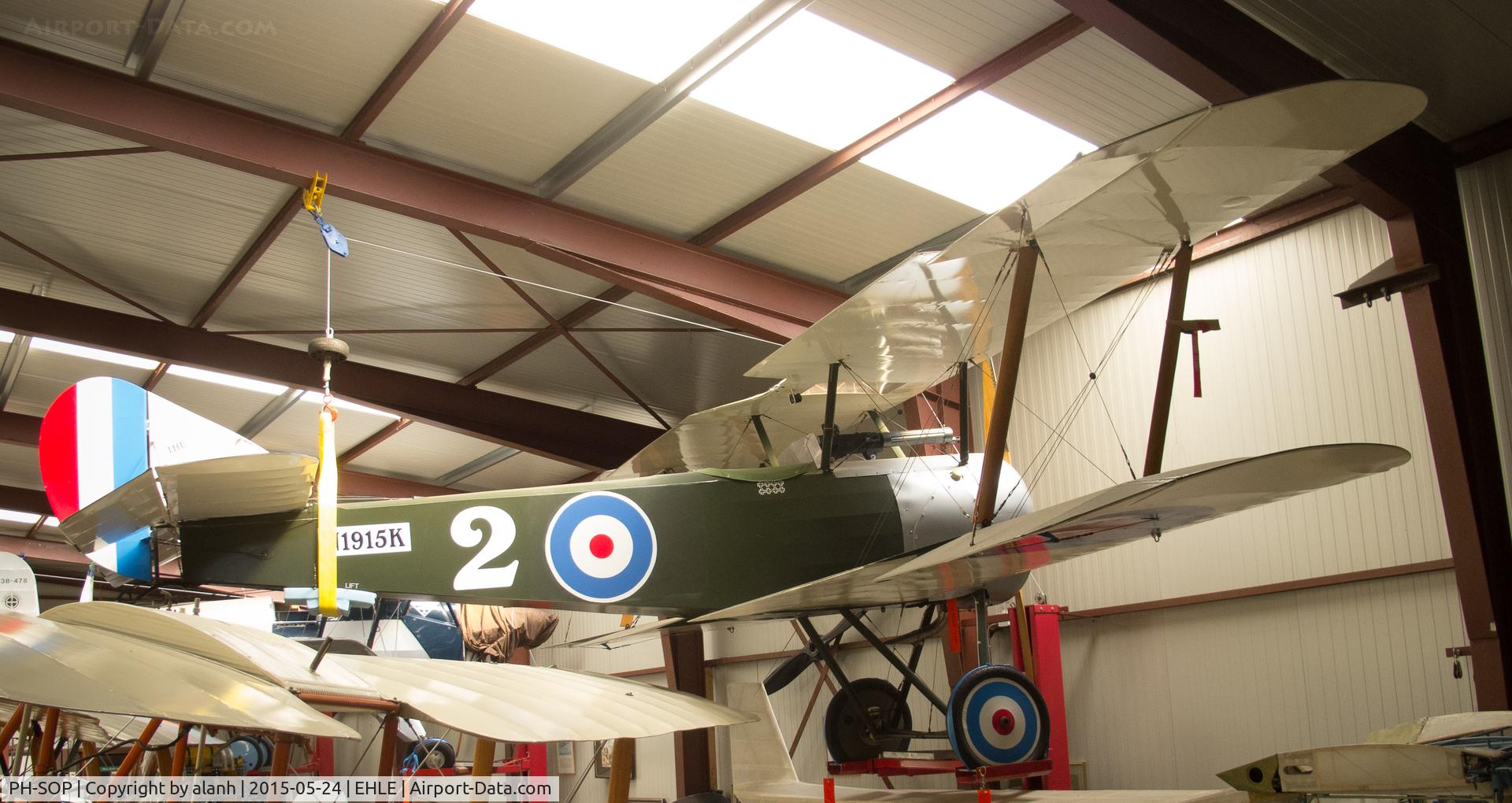 PH-SOP, 1992 Sopwith Pup Replica C/N 3, Stored in the Foundation 'Early Birds' hangar at Lelystad