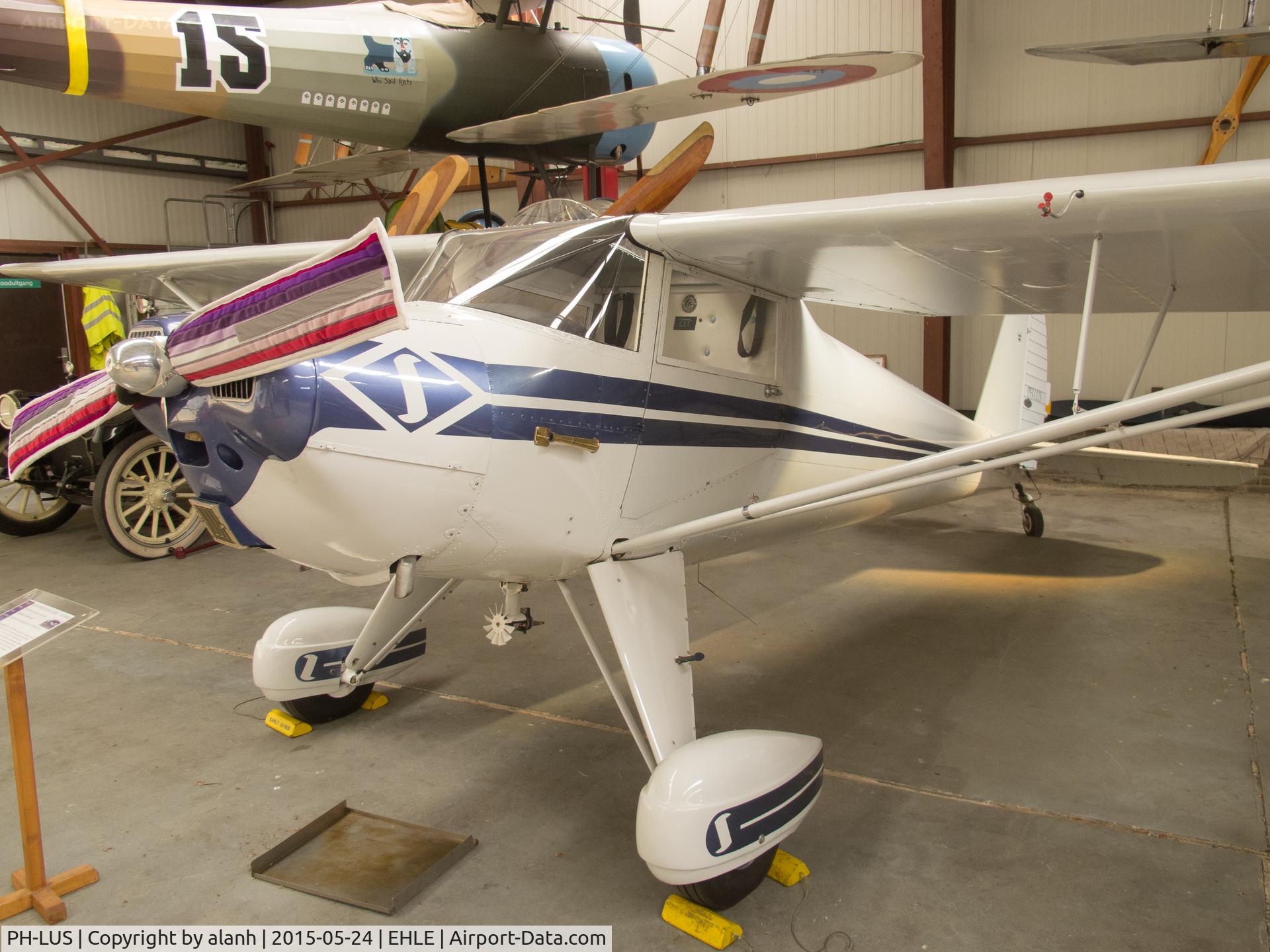 PH-LUS, 1941 Luscombe 8A Silvaire C/N 1863, In the Foundation 'Early Birds' hangar at Lelystad