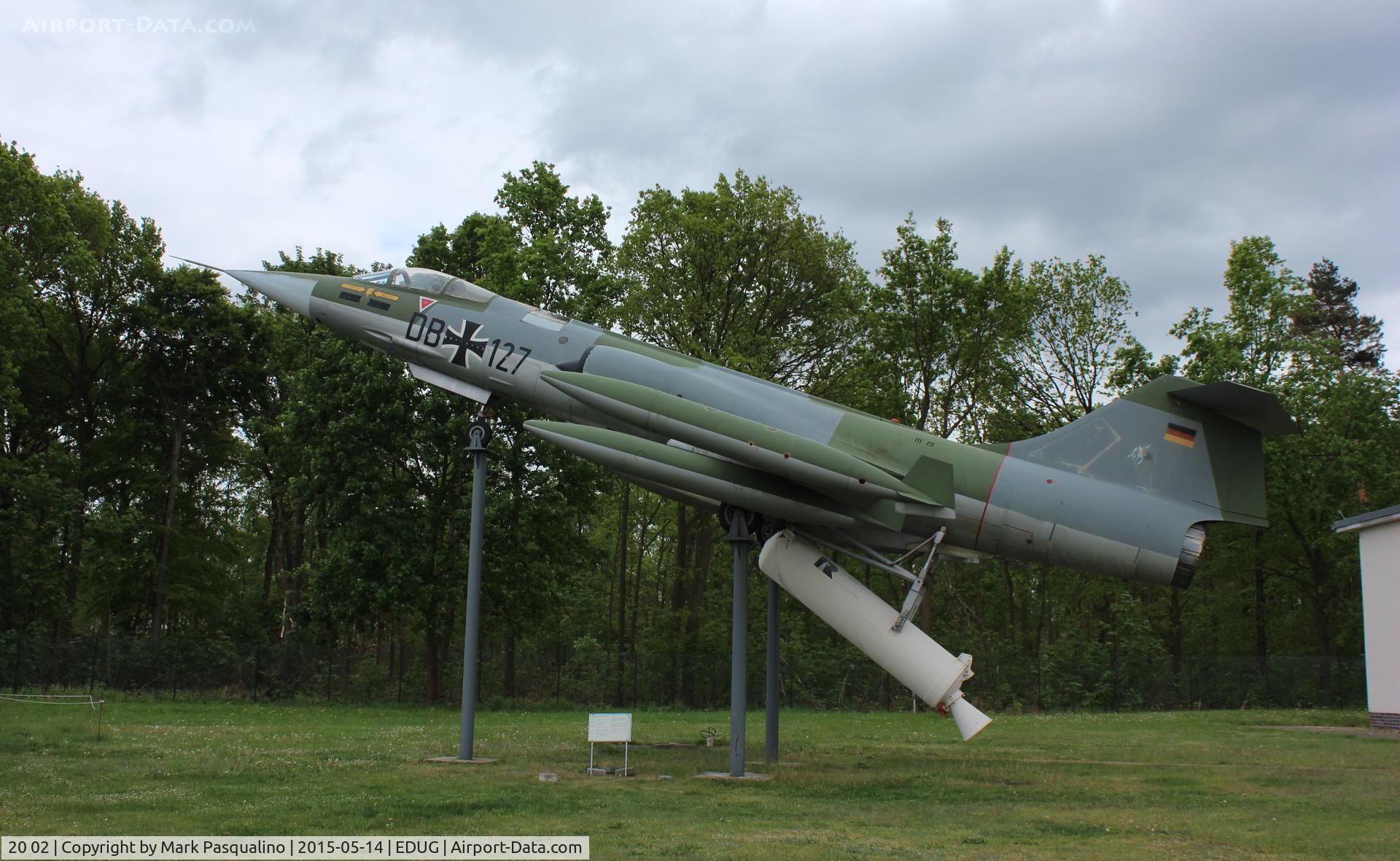 20 02, Lockheed F-104G Starfighter ZELL C/N 683-2002, Lockheed F-104G