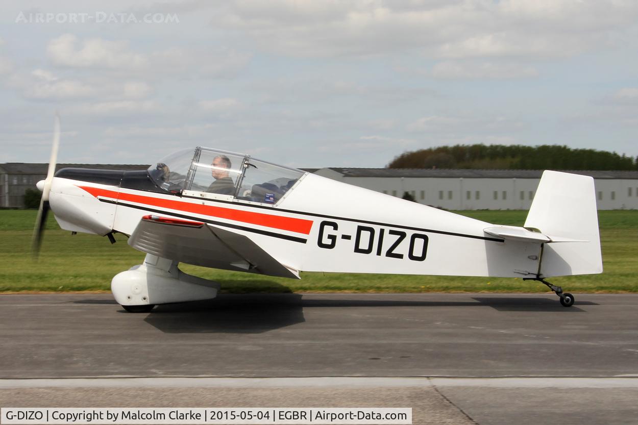 G-DIZO, 1965 Jodel D-120 Paris-Nice C/N 326, Jodel D-120 Paris-Nice at The Real Aeroplane Club's Auster Fly-In, Breighton Airfield, May 4th 2015.