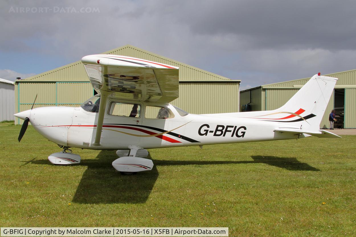 G-BFIG, 1977 Reims FR172K Hawk XP C/N 0615, Reims FR172K Hawk XP at the opening of Fishburn Airfield's new clubhouse, May 16th 2015.