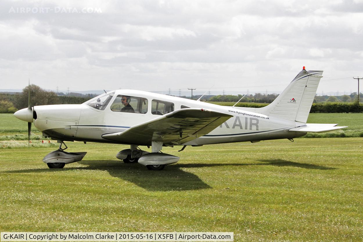 G-KAIR, 1978 Piper PA-28-181 Cherokee Archer II C/N 28-7990176, Piper PA-28-181 Cherokee Archer II at the opening of Fishburn Airfield's new clubhouse, May 16th 2015.