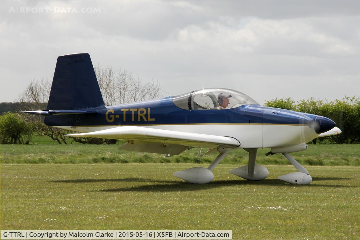 G-TTRL, 2008 Vans RV-9A C/N PFA 320-14248, Vans RV-9A at the opening of Fishburn Airfield's new clubhouse, May 16th 2015.