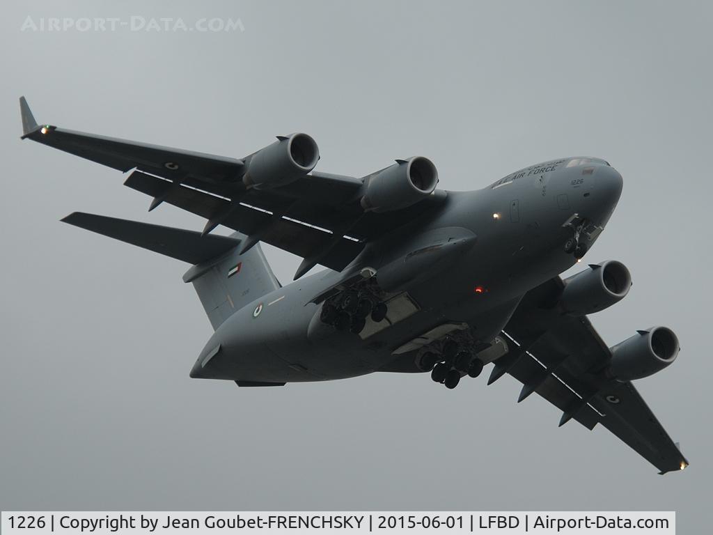 1226, 2011 Boeing C-17A Globemaster III C/N F-239/UE-4, UAE Air Force landing 23