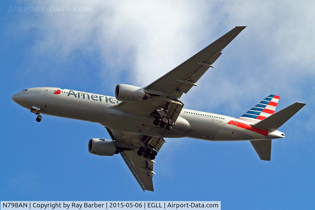 N798AN, 2001 Boeing 777-223 C/N 30797, Boeing 777-223ER [30797] (American Airlines) Home~G 06/05/2015. On approach 27R.