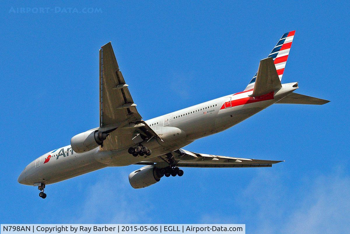 N798AN, 2001 Boeing 777-223 C/N 30797, Boeing 777-223ER [30797] (American Airlines) Home~G 06/05/2015. On approach 27R.