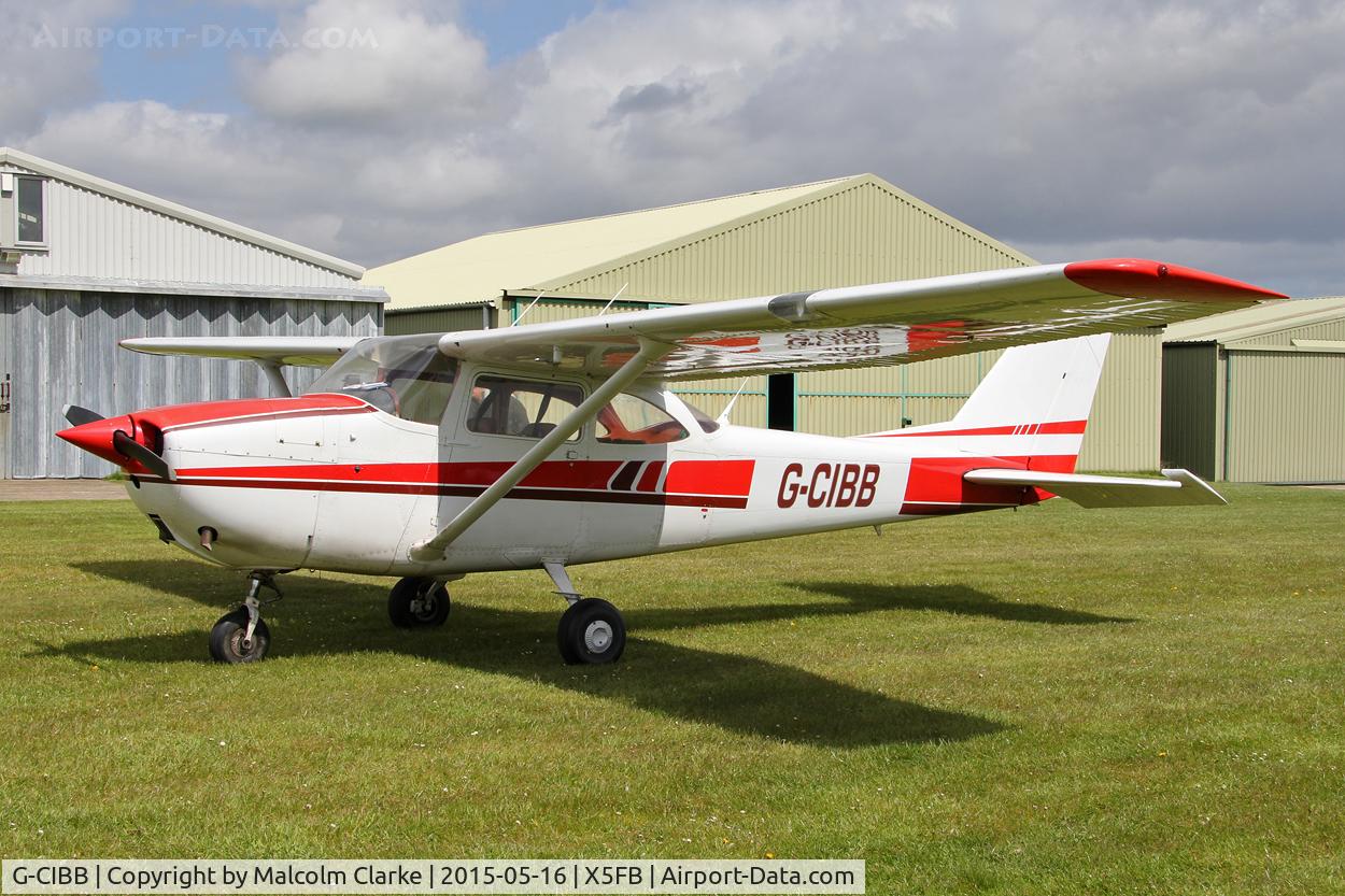 G-CIBB, 1966 Reims F172H Skyhawk C/N 324, Reims F172H Skyhawk at the opening of Fishburn Airfield's new clubhouse, May 16th 2015.