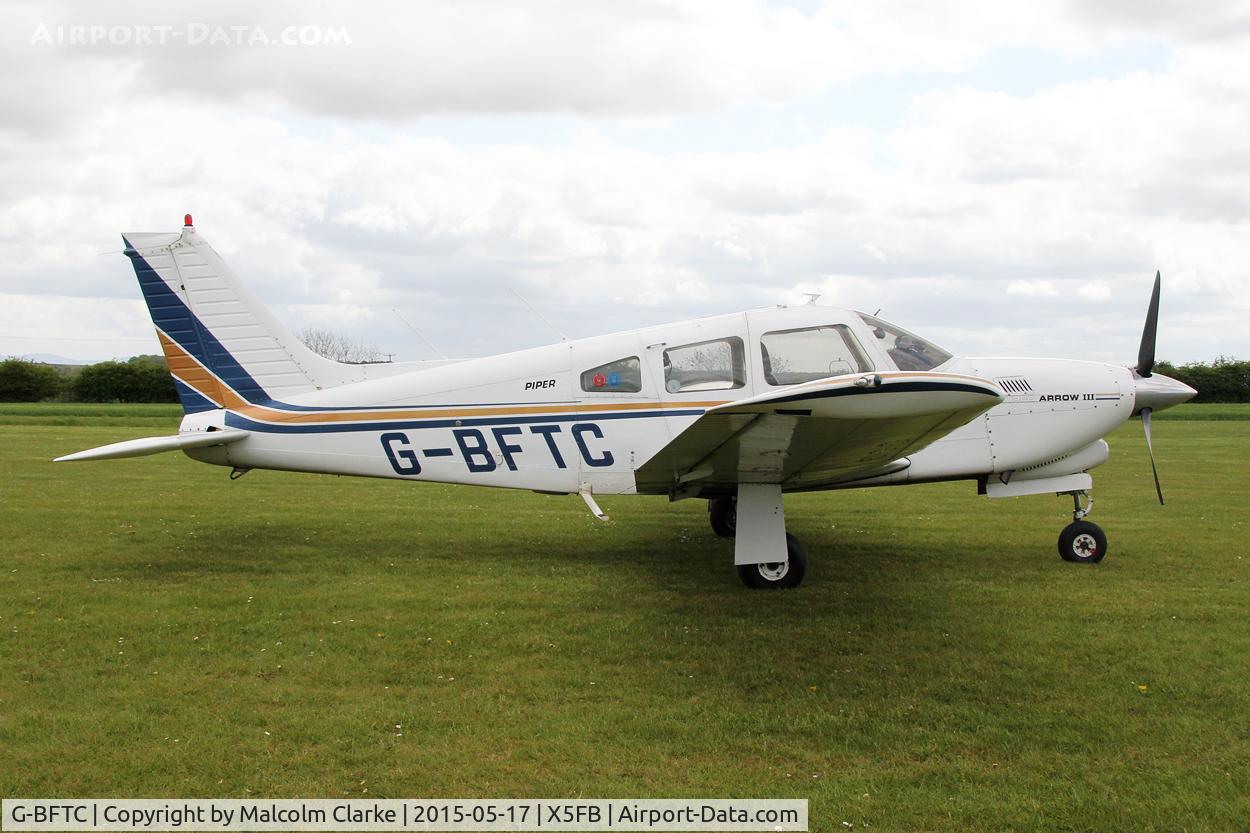 G-BFTC, 1978 Piper PA-28R-201T Cherokee Arrow III C/N 28R-7803197, Piper PA-28R-201T Turbo Arrow III at the opening of Fishburn Airfield's new clubhouse, May 17th 2015.