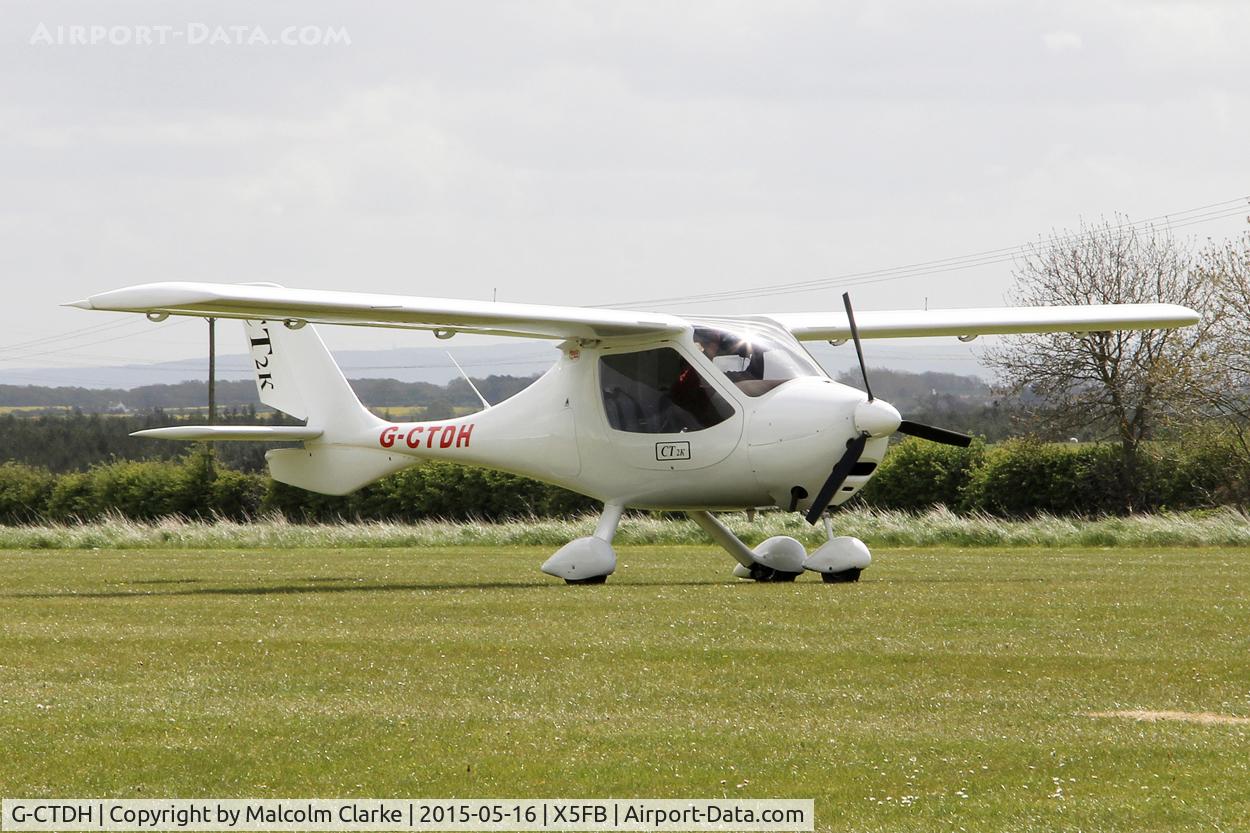 G-CTDH, 2003 Flight Design CT2K C/N 7939, Flight Design CT2K at the opening of Fishburn Airfield's new clubhouse, May 16th 2015.
