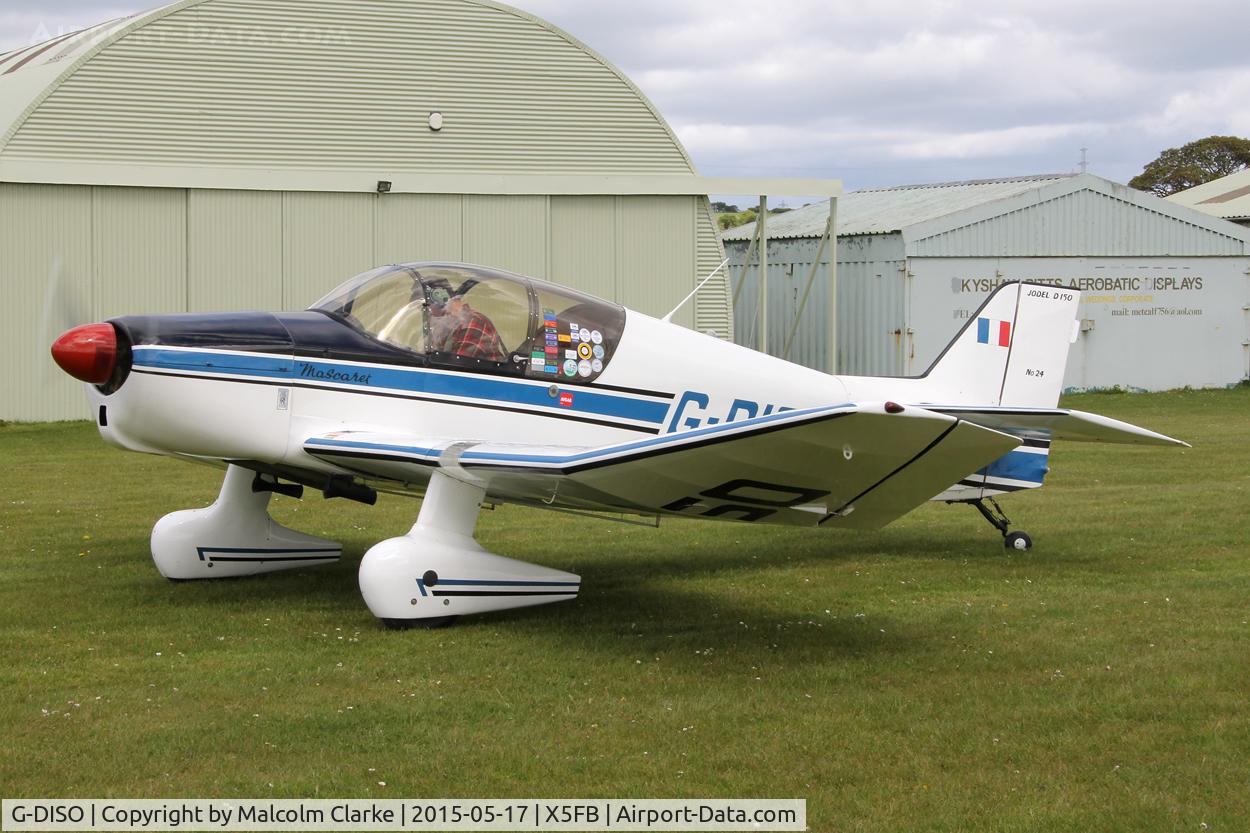 G-DISO, 1963 SAN Jodel D-150 Mascaret C/N 24, SAN Jodel D-150 Mascaret at the opening of Fishburn Airfield's new clubhouse, May 17th 2015.