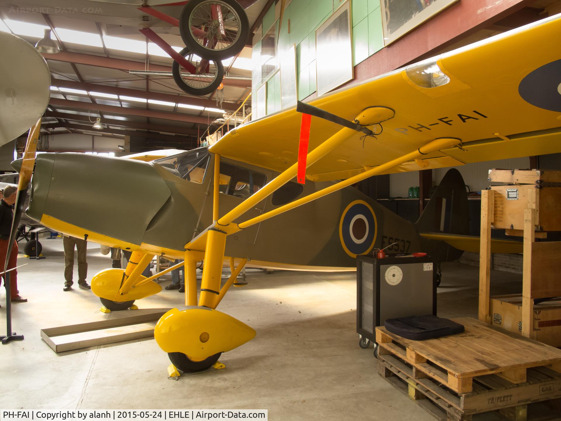 PH-FAI, 1939 Fairchild UC-61A Argus II (24W-41A) C/N 418, In the Foundation 'Early Birds' hangar at Lelystad