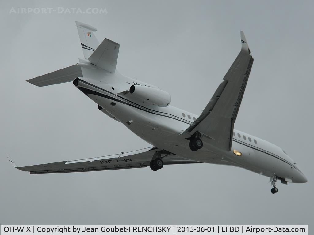 OH-WIX, 2014 Dassault Falcon 7X C/N 231, JetFlite landing 23