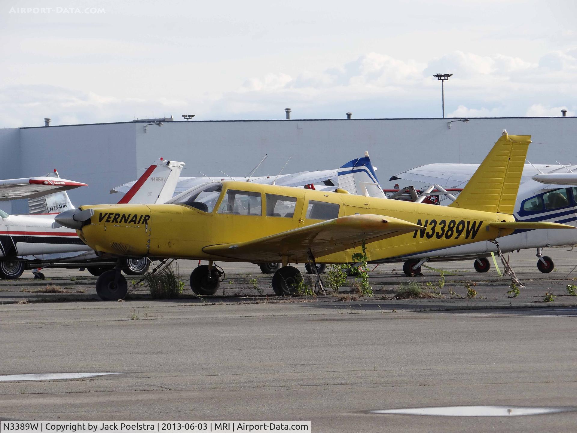 N3389W, 1965 Piper PA-32-260 Cherokee Six C/N 32-247, PA-32 of Vernair at Marrill Field AK