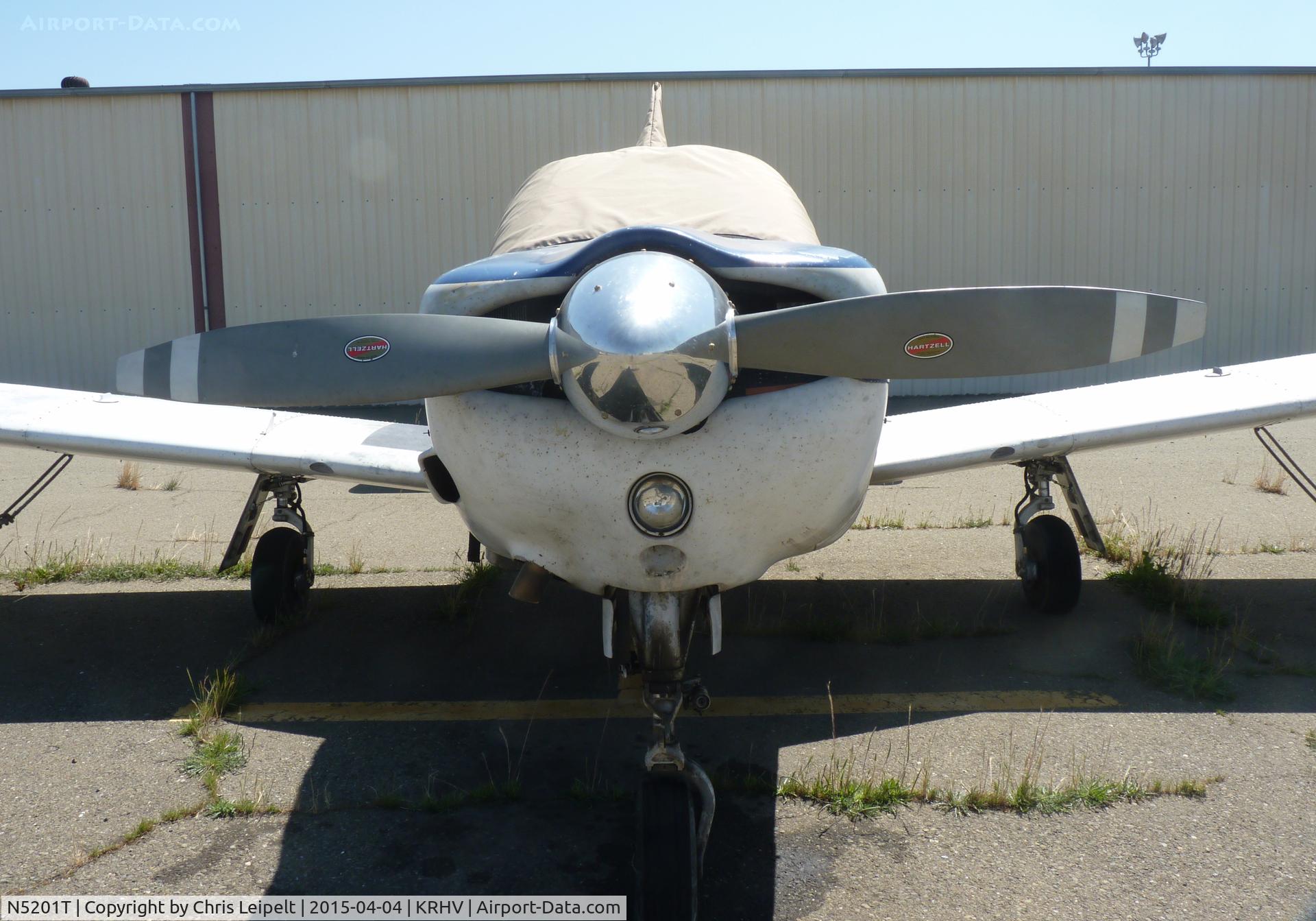 N5201T, 1972 Piper PA-28R-200 C/N 28R-7235193, A local 1972 Piper Cherokee in fairly good condition sitting at its tie down at Reid Hillview Airport, CA.