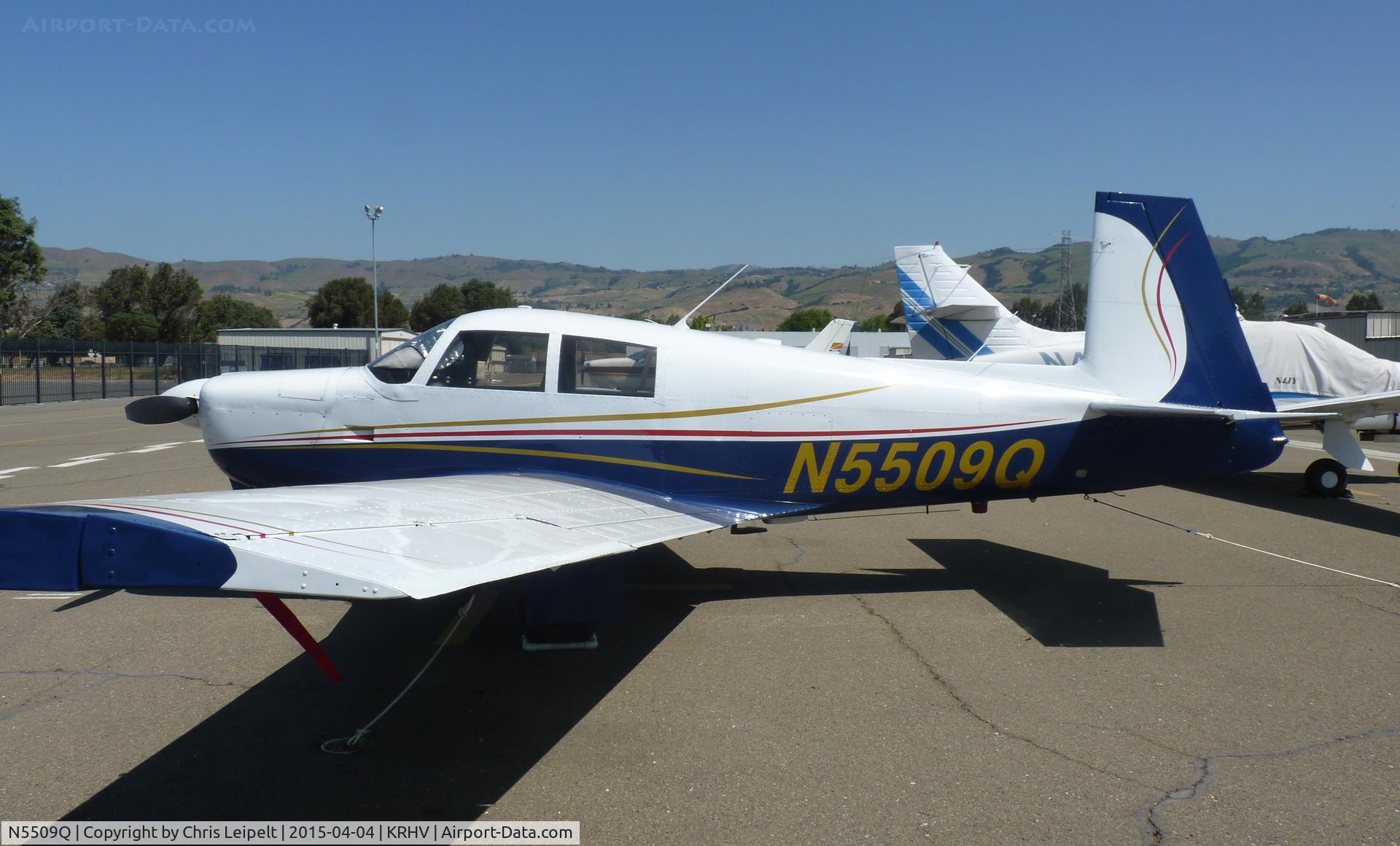 N5509Q, 1965 Mooney M20C Ranger C/N 2943, A nice local 1965 Mooney M20C at its tiedown at Reid Hillview Airport, CA.