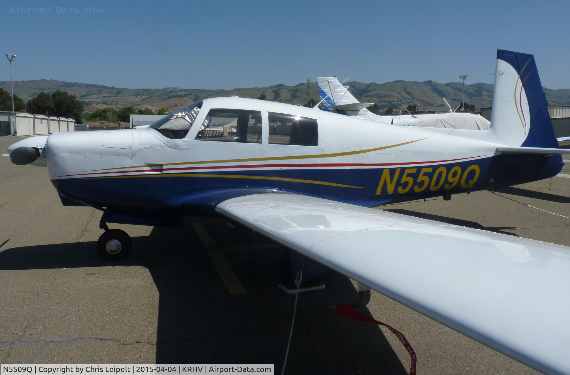 N5509Q, 1965 Mooney M20C Ranger C/N 2943, A nice local 1965 Mooney M20C at its tiedown at Reid Hillview Airport, CA.