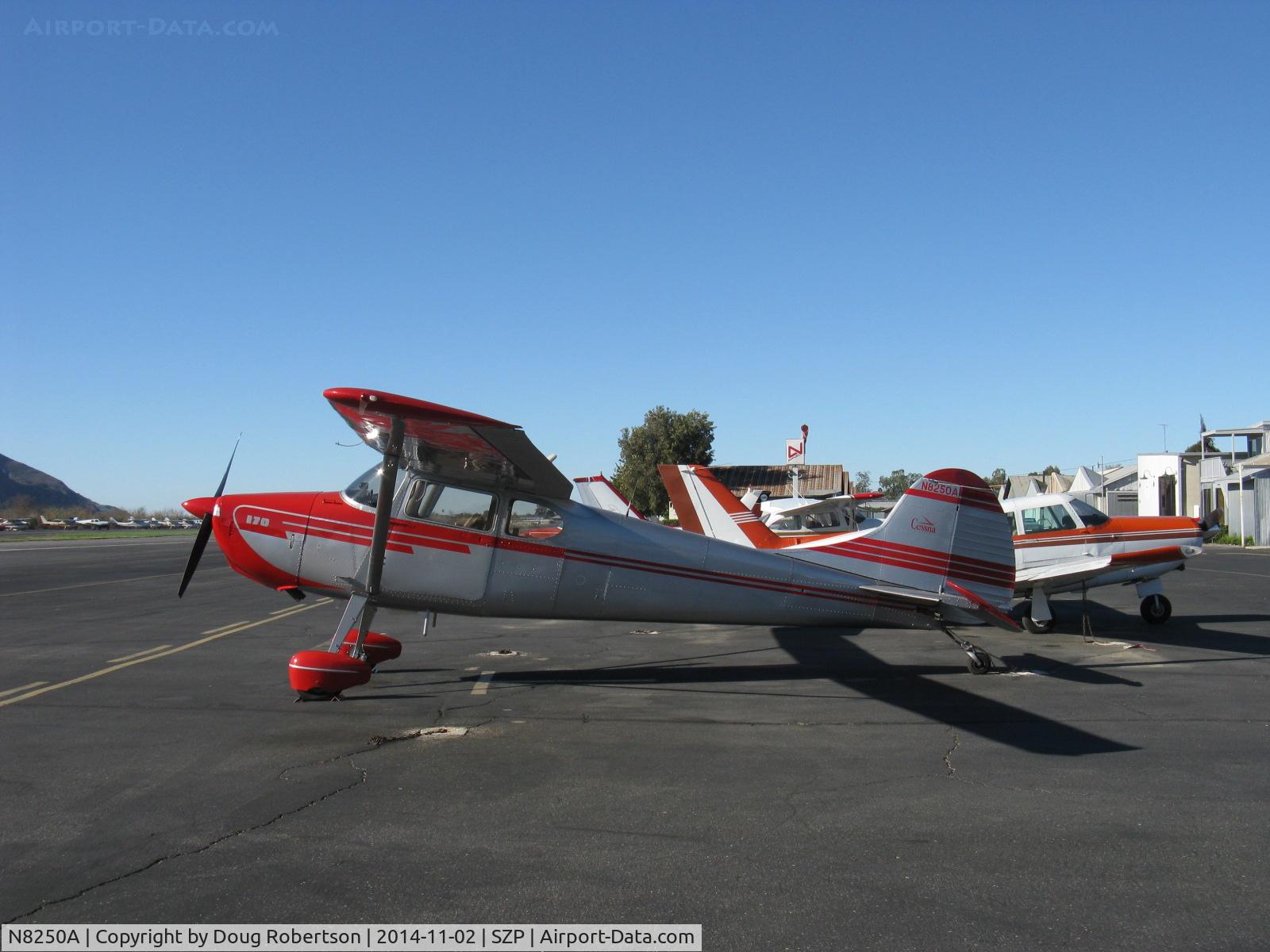 N8250A, 1952 Cessna 170B C/N 25102, 1952 Cessna 170B, Continental C-145-2 145 Hp 6 cylinder
