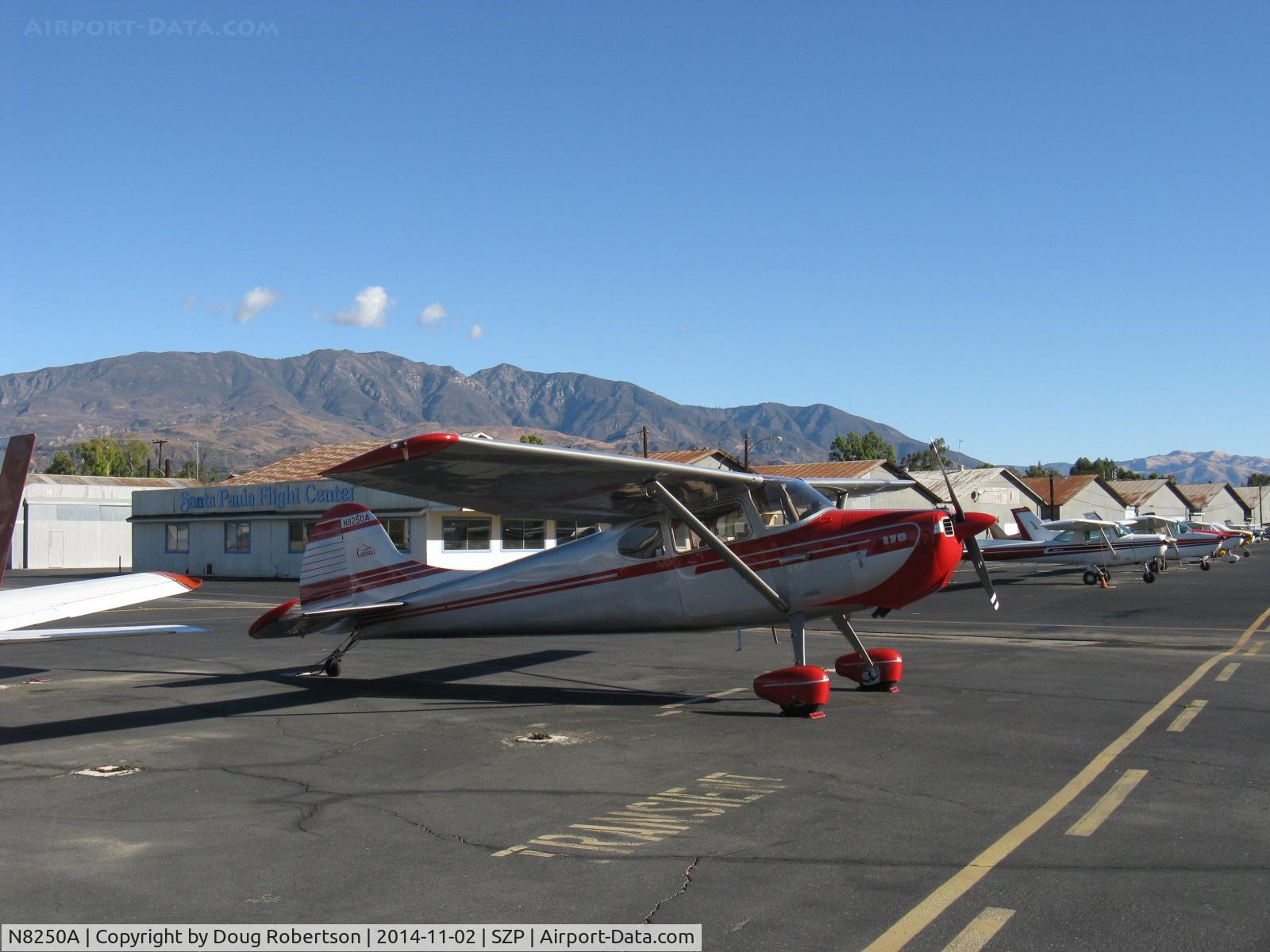 N8250A, 1952 Cessna 170B C/N 25102, 1952 Cessna 170B, Continental C-145-2 145 Hp 6 cylinder