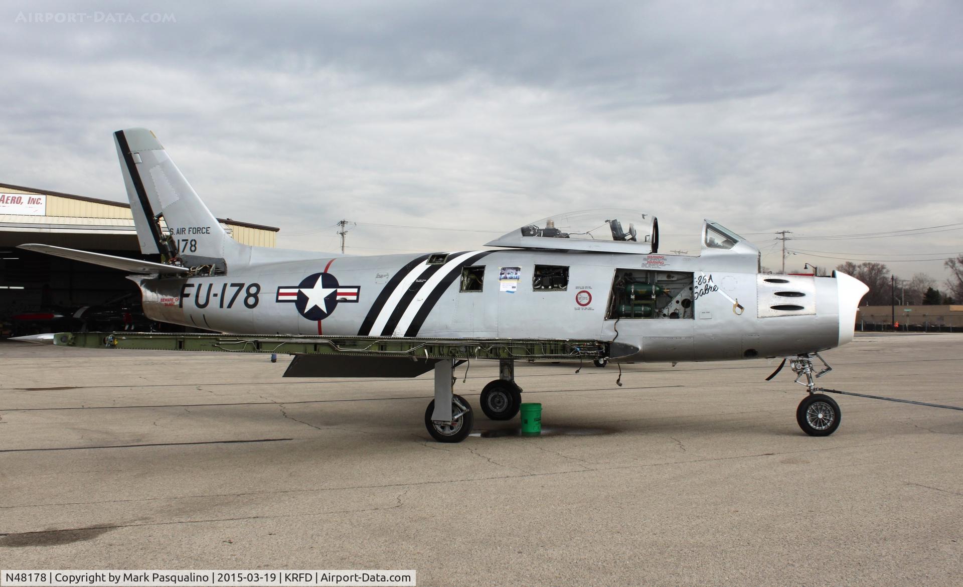 N48178, 1948 North American F-86A Sabre C/N 151-43547, North American F-86A