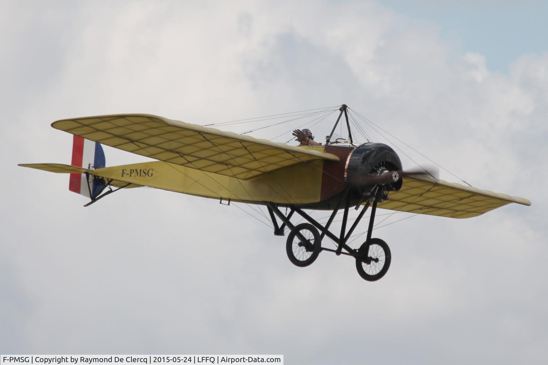 F-PMSG, 2013 Morane-Saulnier Type G Replica C/N 01-RA, AJBS airshow at Cerny.