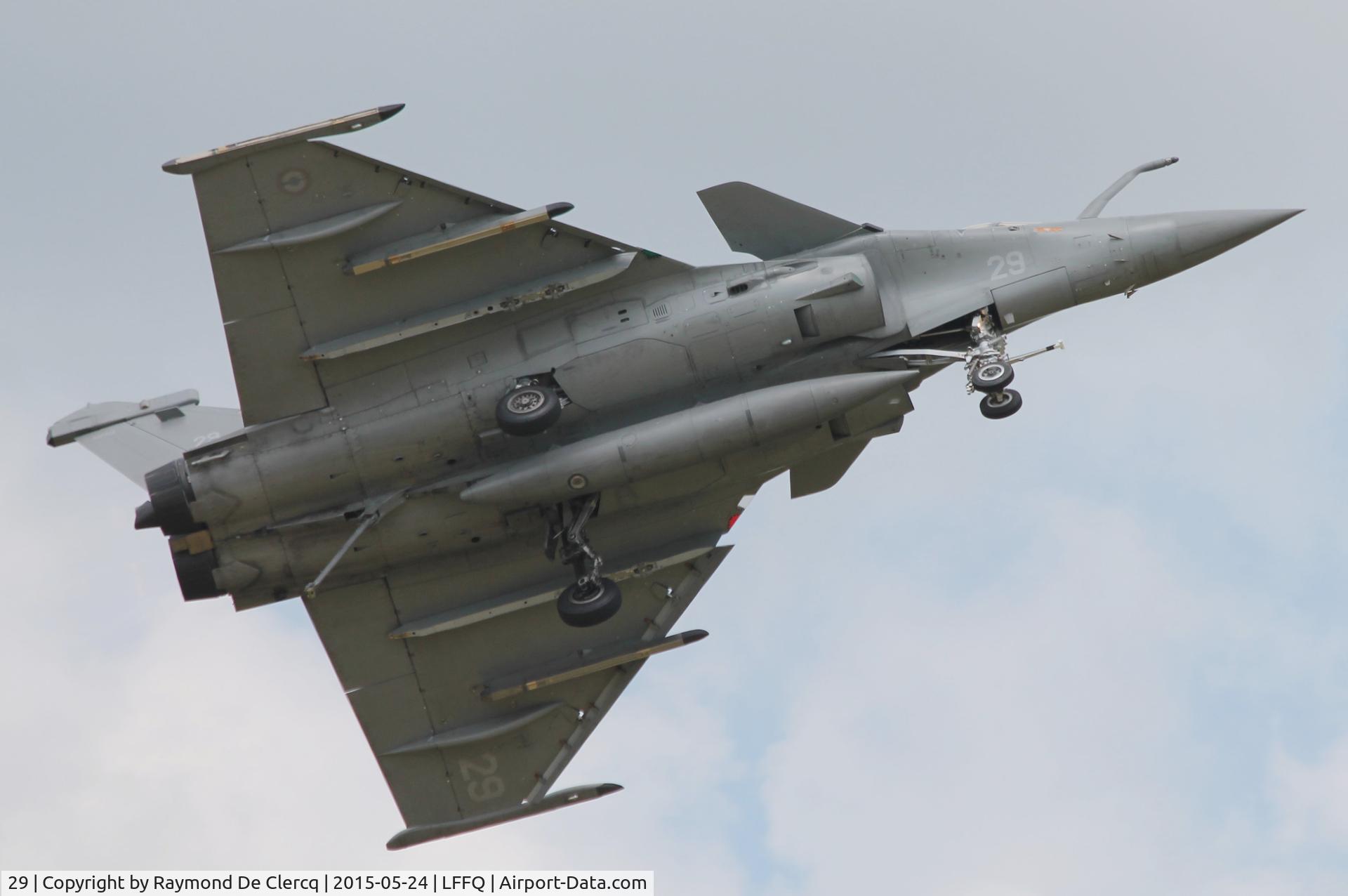 29, Dassault Rafale M C/N 29, AJBS airshow at Cerny 2015.