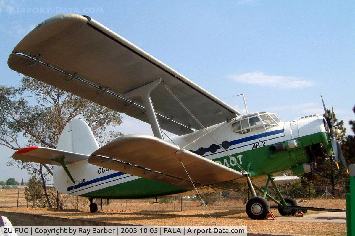 ZU-FUG, 1984 Antonov An-2R C/N 1G206-48, Antonov An-2R [1G206-48] (Aeromed Medical Evacuation) Lanseria~ZS 05/10/2003
