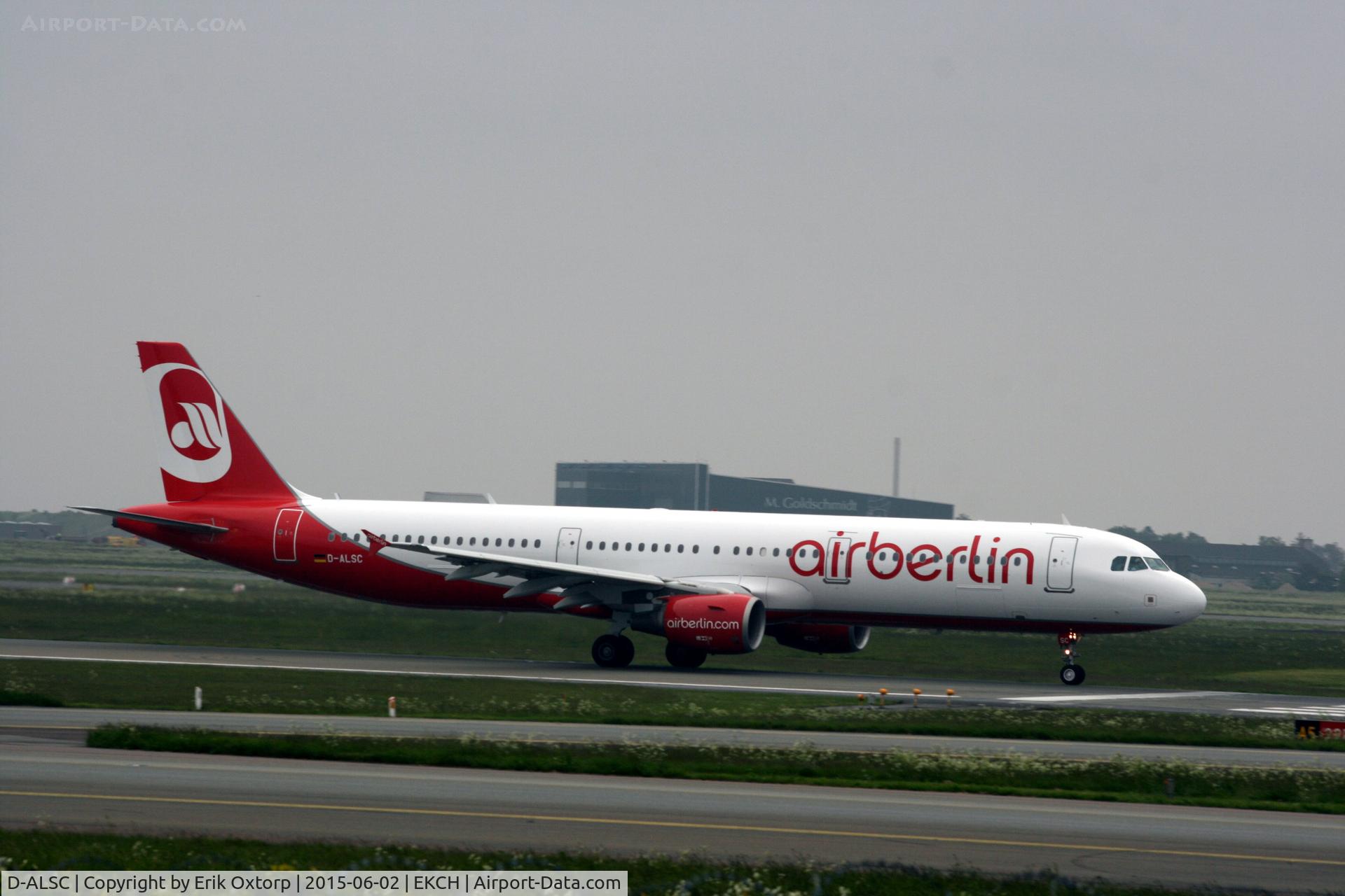 D-ALSC, 2003 Airbus A321-211 C/N 2005, D-ALSC taking off rw 22R