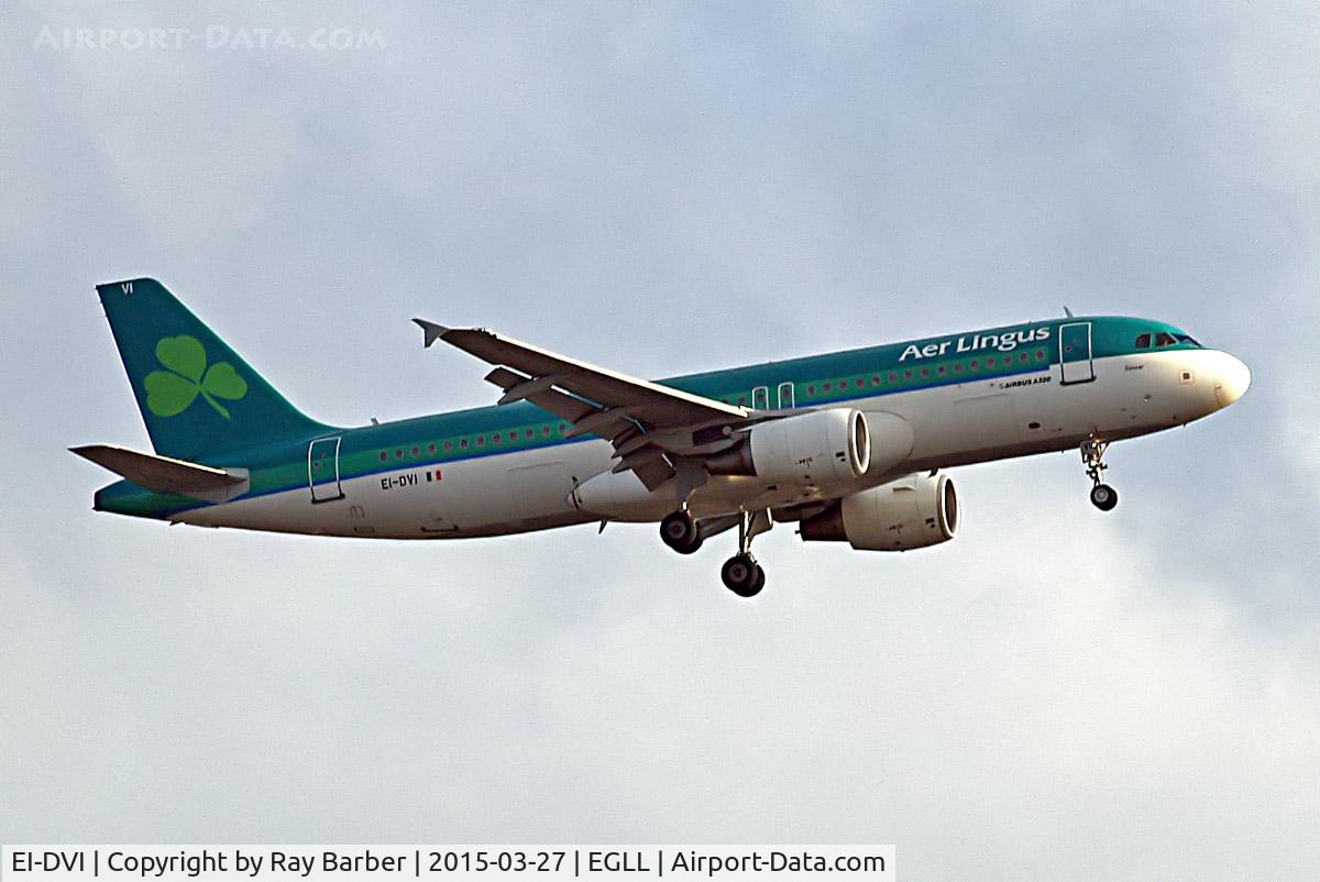 EI-DVI, 2008 Airbus A320-214 C/N 3501, Airbus A320-214 [3501] (Aer Lingus) Home~G 27/03/2015. On approach 27L.