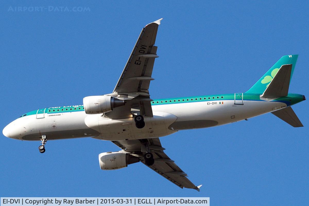 EI-DVI, 2008 Airbus A320-214 C/N 3501, Airbus A320-214 [3501] (Aer Lingus) Home~G 31/03/2015. On approach 27R.