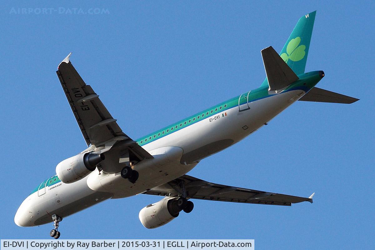 EI-DVI, 2008 Airbus A320-214 C/N 3501, Airbus A320-214 [3501] (Aer Lingus) Home~G 31/03/2015. On approach 27R.