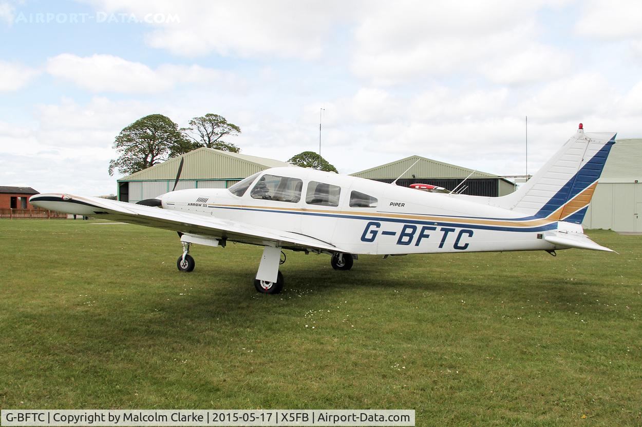 G-BFTC, 1978 Piper PA-28R-201T Cherokee Arrow III C/N 28R-7803197, Piper PA-28R-201T Turbo Arrow III at the opening of Fishburn Airfield's new clubhouse, May 17th 2015.