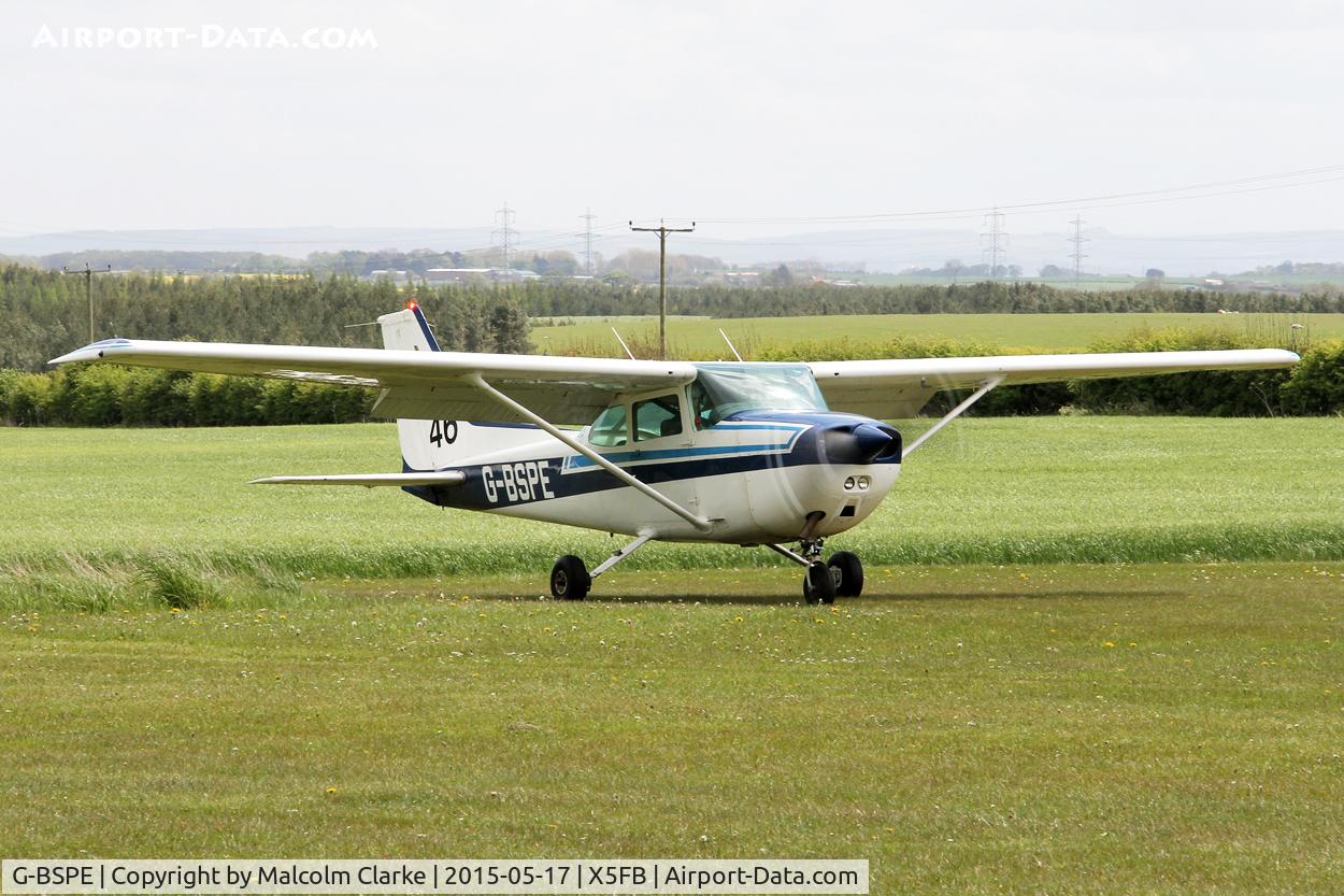 G-BSPE, 1980 Reims F172P Skyhawk C/N 2073, Reims F172P at the opening of Fishburn Airfield's new clubhouse, May 17th 2015.