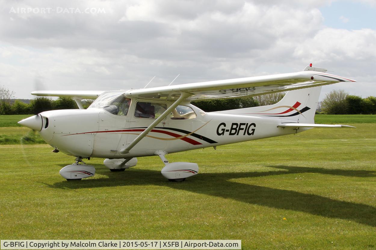G-BFIG, 1977 Reims FR172K Hawk XP C/N 0615, Reims FR172K Hawk XP at the opening of Fishburn Airfield's new clubhouse, May 17th 2015.