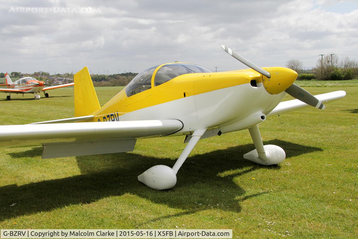 G-BZRV, 2002 Vans RV-6 C/N PFA 181A-13573, Vans RV-6 at the opening of Fishburn Airfield's new clubhouse, May 16th 2015.