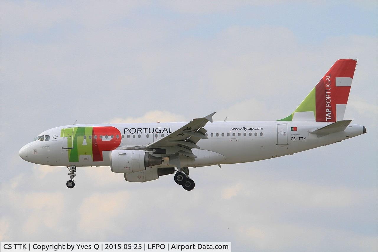 CS-TTK, 1999 Airbus A319-111 C/N 1034, Airbus A319-111, Short approach Rwy 26, Paris-Orly Airport (LFPO-ORY)