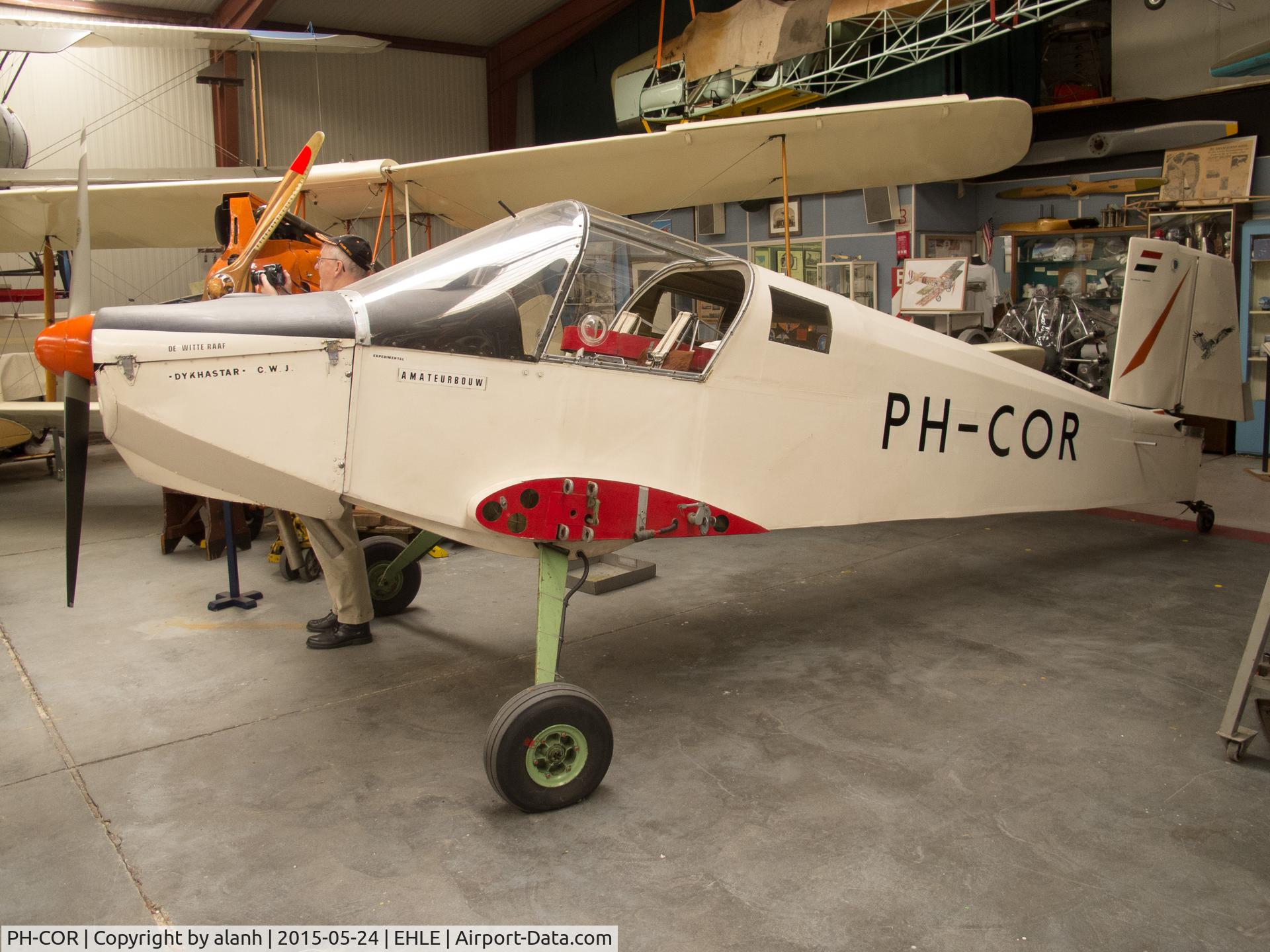 PH-COR, 1976 Dijkman Dulkes Dijkhastar II C/N 001, The fuselage of the first Dutch designed home-built to receive a CofA (in 1982); in the Early Birds Foundation hangar at Lelystad.