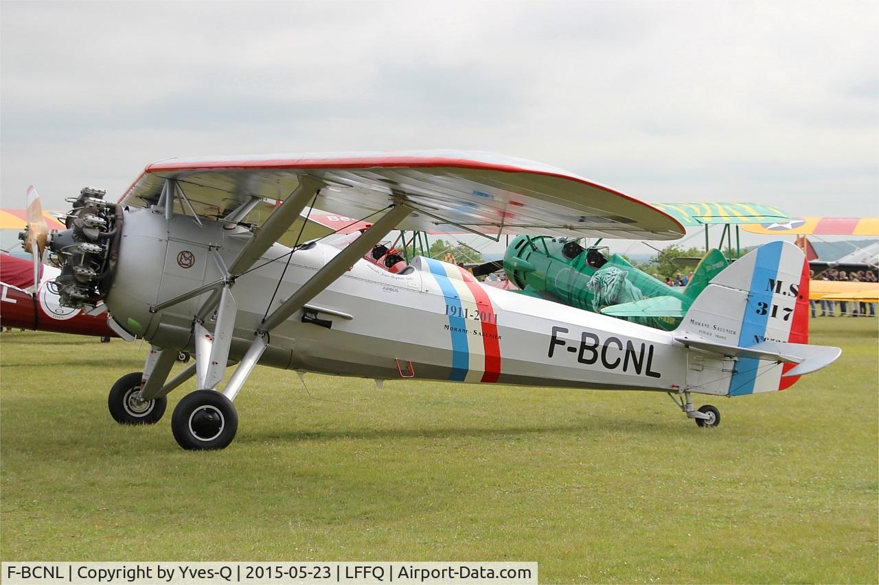 F-BCNL, Morane-Saulnier MS.317 C/N 6527, Morane-Saulnier MS.317, La Ferté-Alais airfield (LFFQ) Airshow 2015
