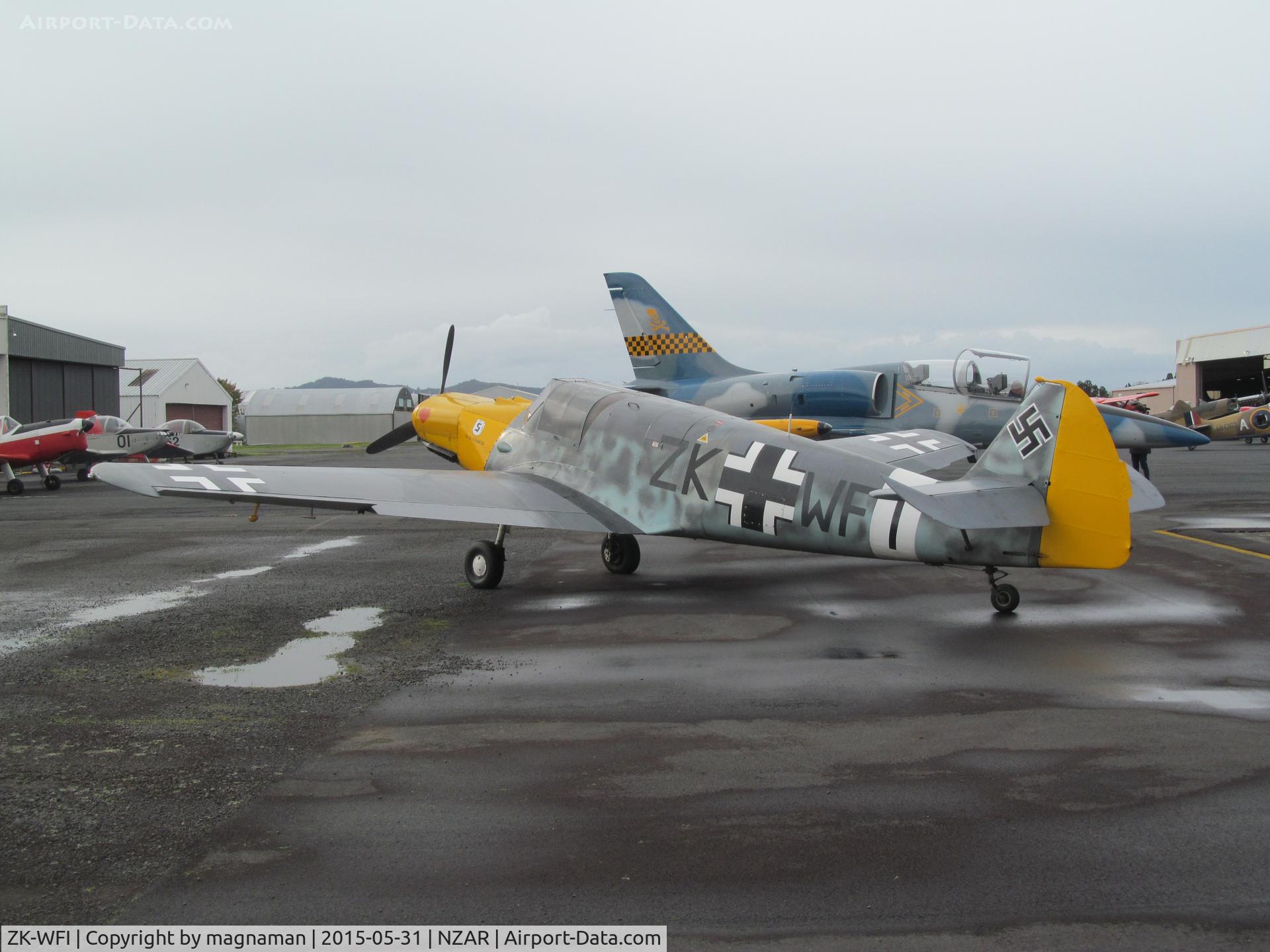 ZK-WFI, 1956 Nord 1002 Pingouin II C/N 103, open day Ardmore 2015