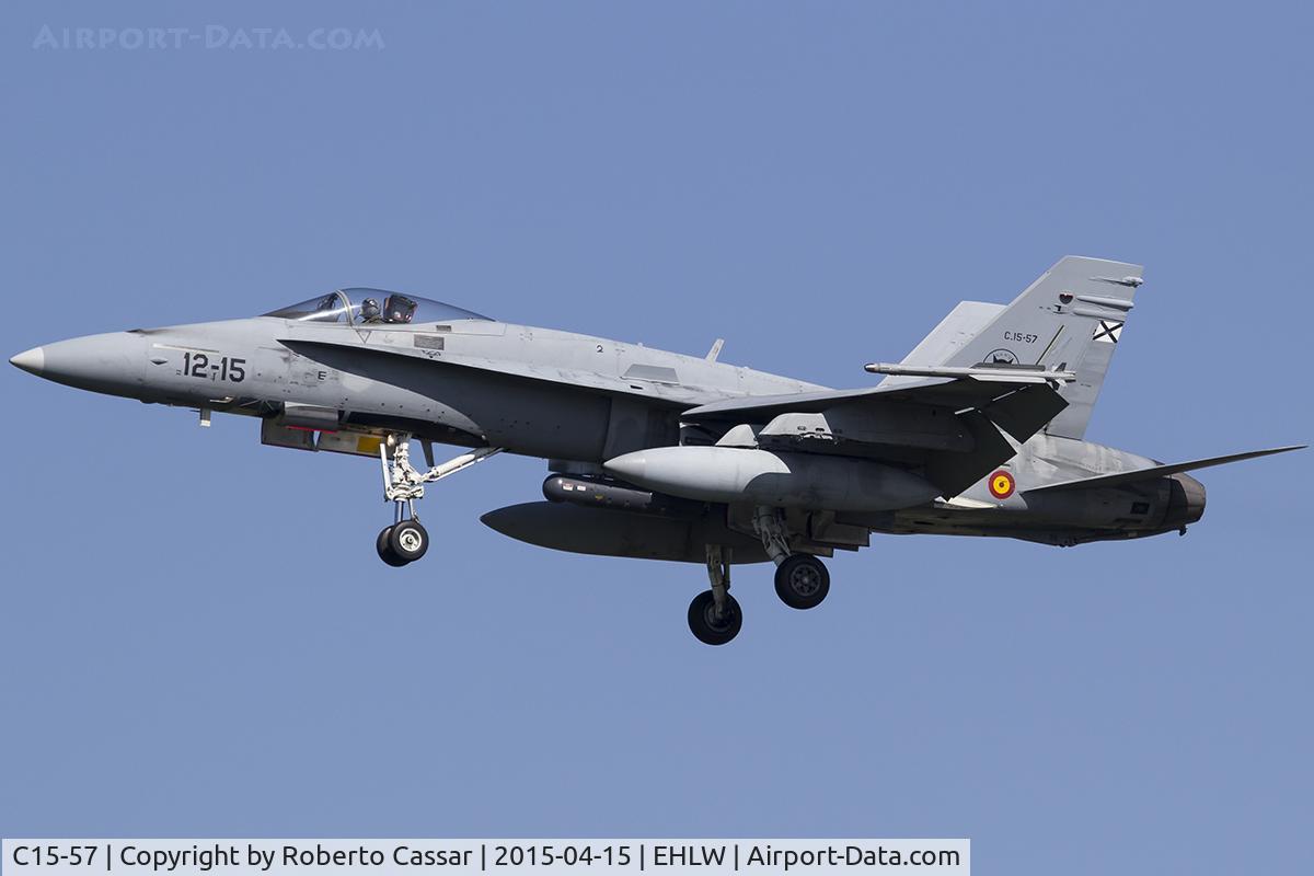C15-57, McDonnell Douglas EF-18M Hornet C/N 0830/A578, Frisian Flag 2015