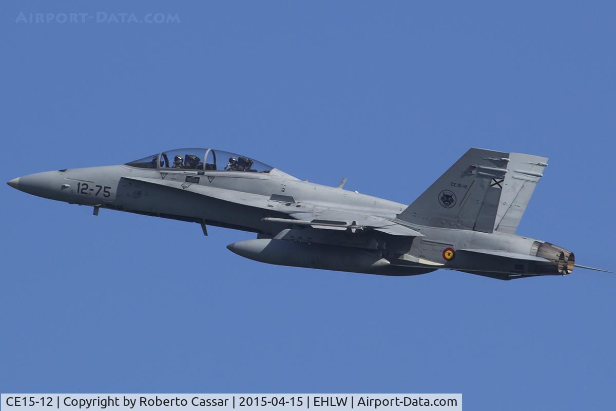 CE15-12, McDonnell Douglas EF-18B(M) Hornet C/N 0558/B092, Frisian Flag 2015